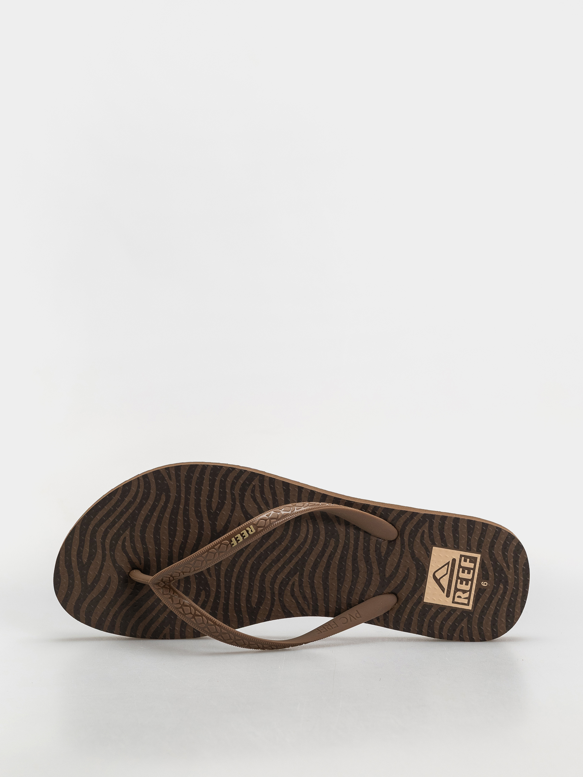 Reef Seaside Prints Wmn Flip Flops (choco zebra)