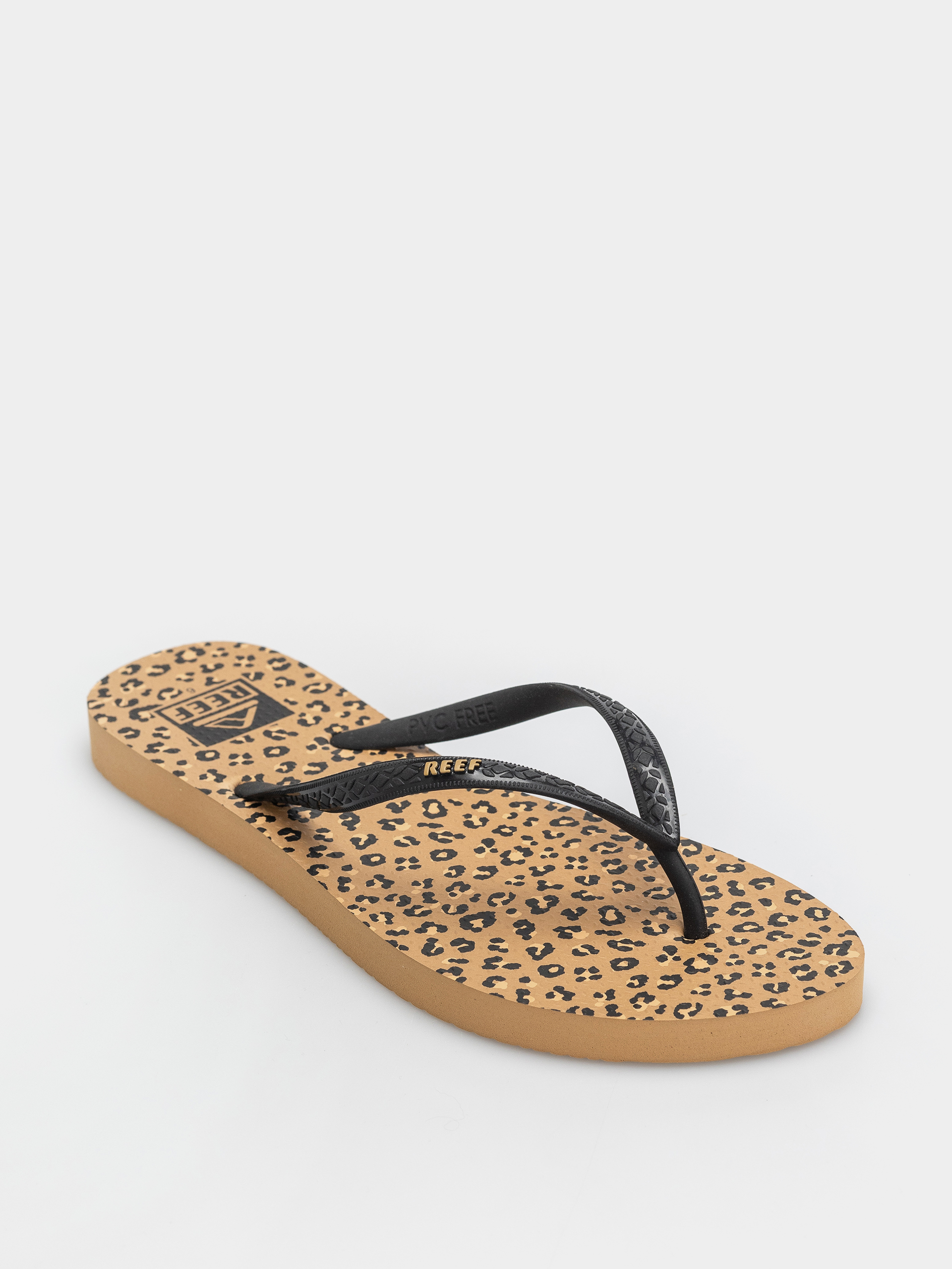 Reef Seaside Prints Wmn Flip-flops (leopard/black)