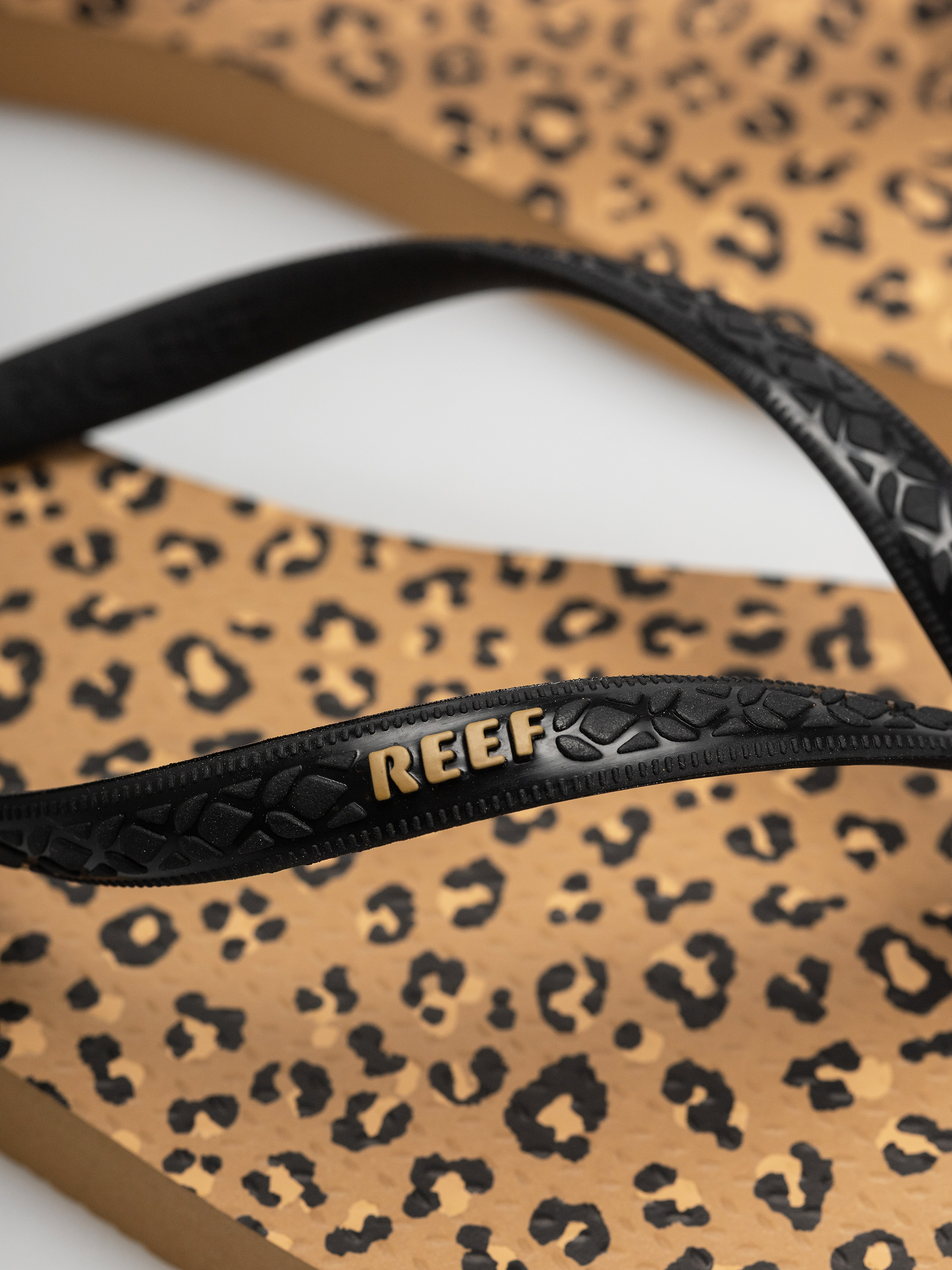 Reef Seaside Prints Wmn Flip-flops (leopard/black)