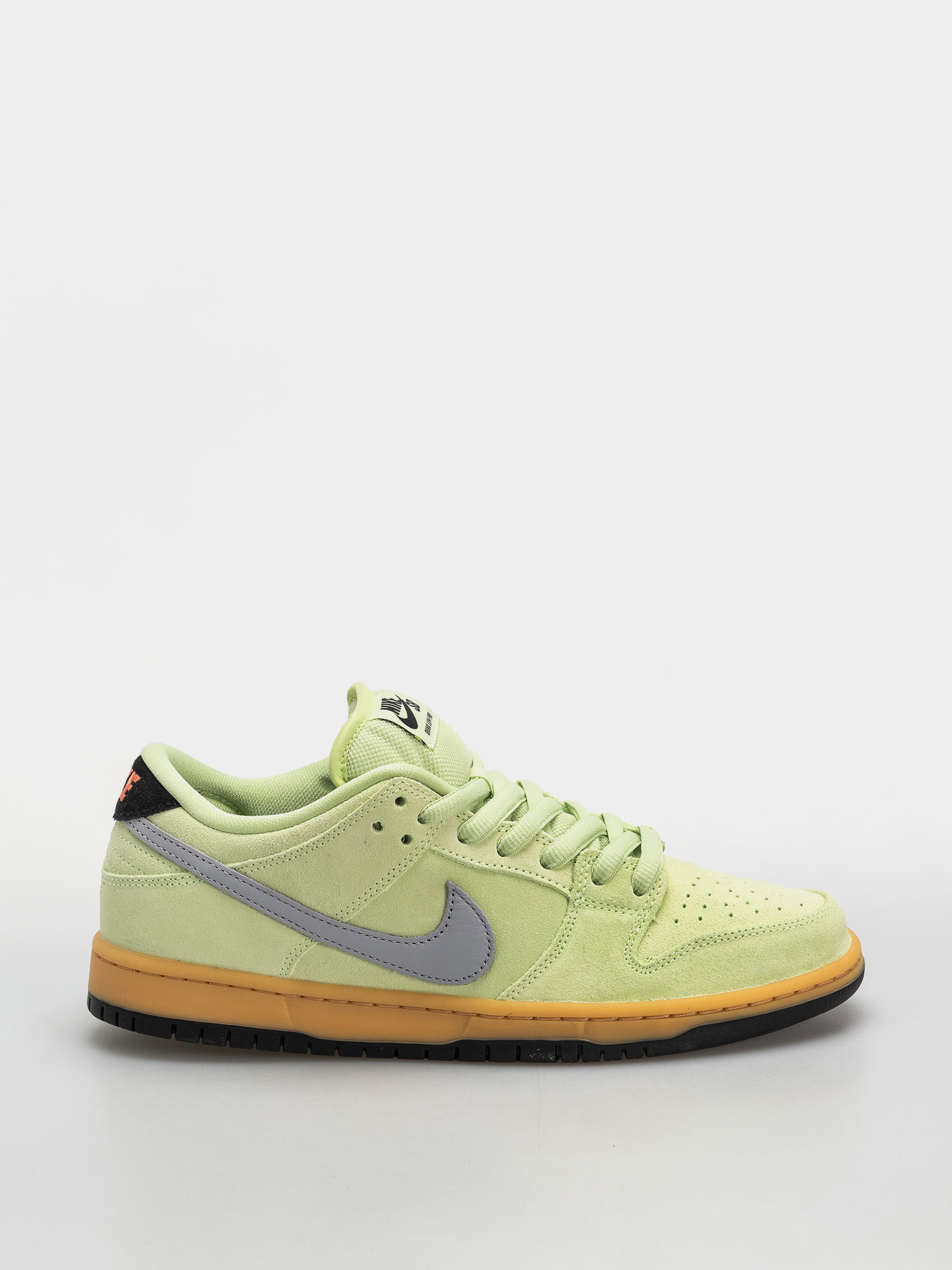Nike SB Dunk Low Pro Prm Shoes (lt liquid lime/wolf grey black)