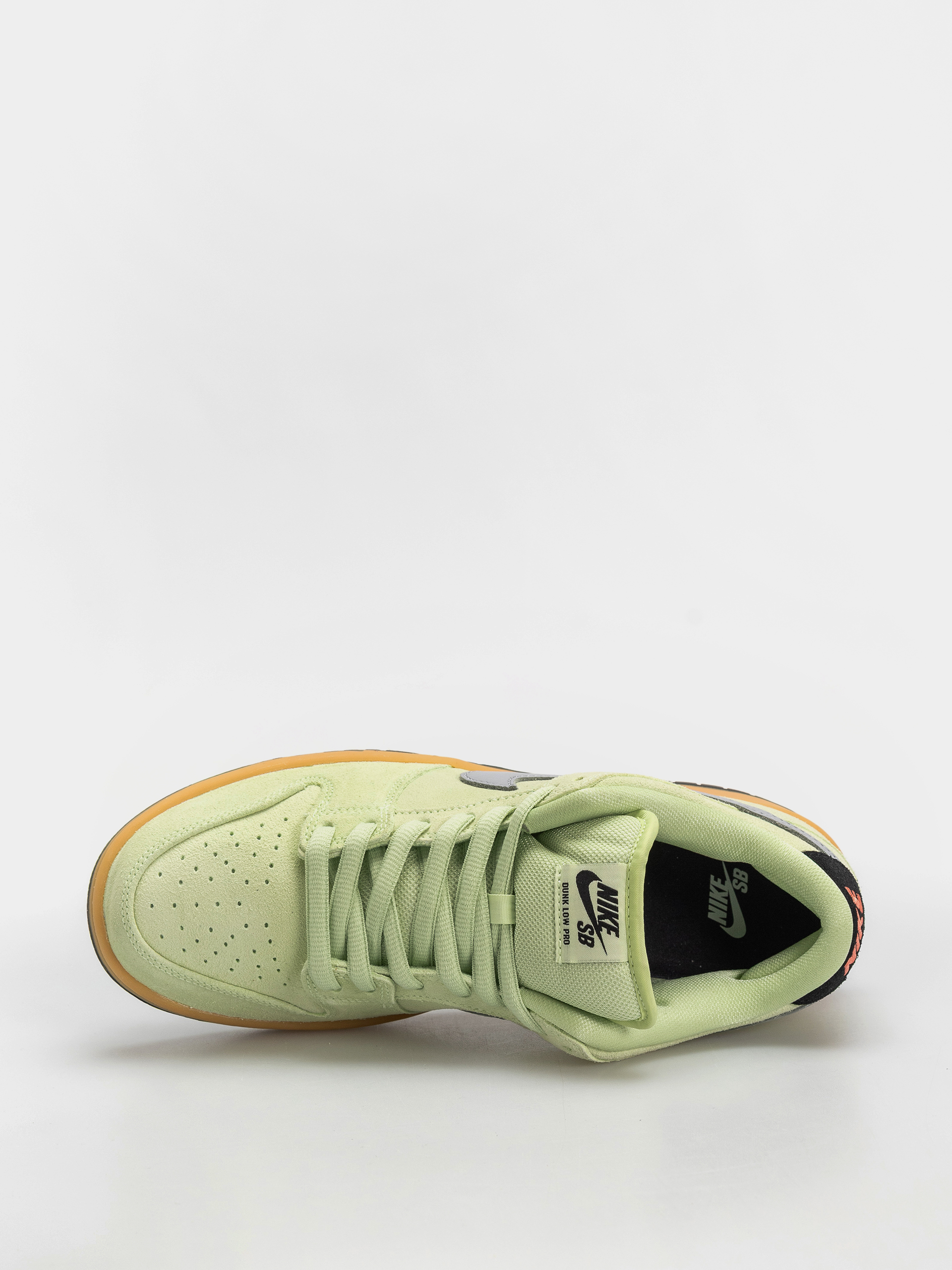 Nike SB Dunk Low Pro Prm Schuhe (lt liquid lime/wolf grey black)