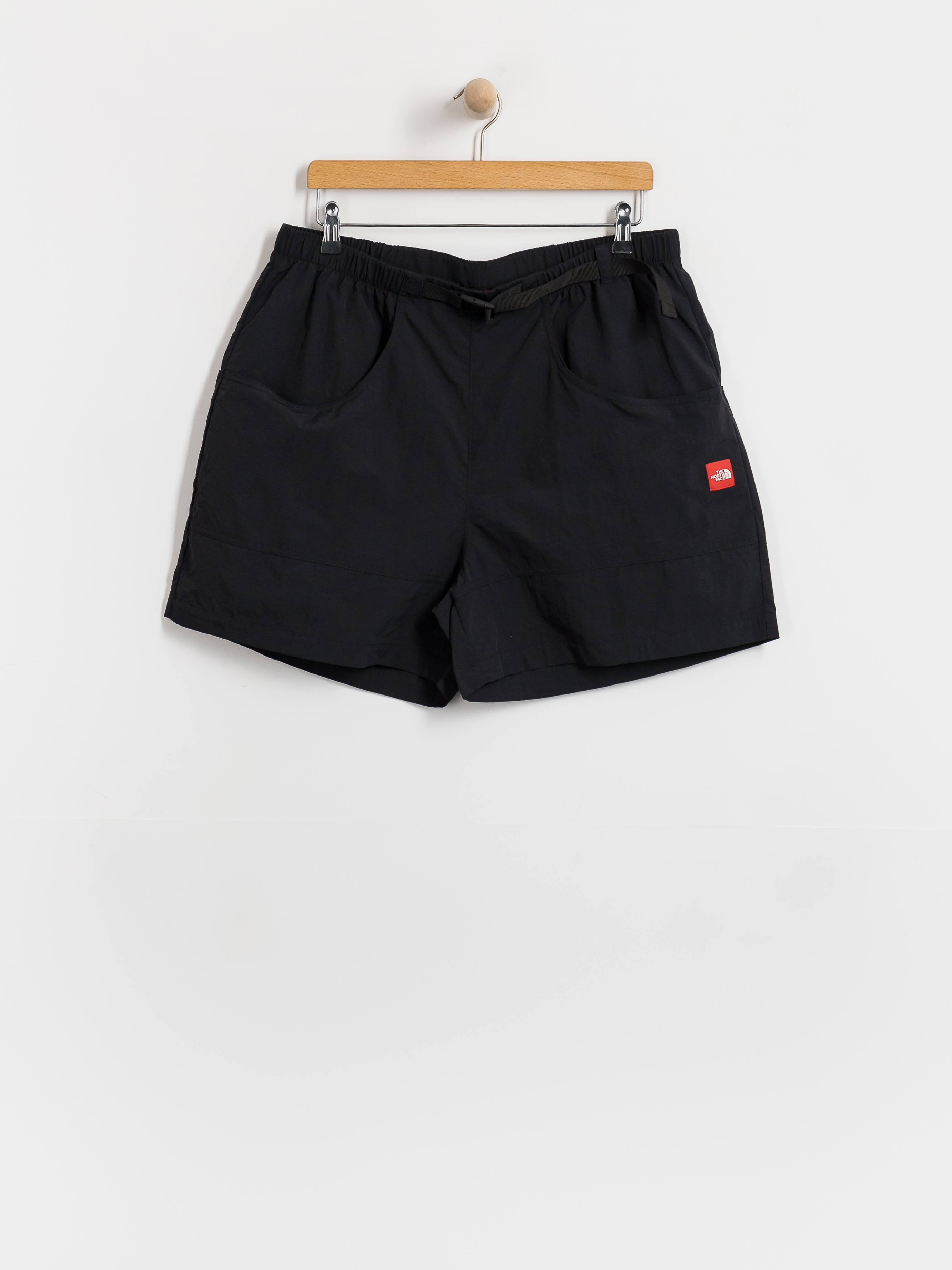 The North Face Tnf Red Box Nylon Belted Shorts