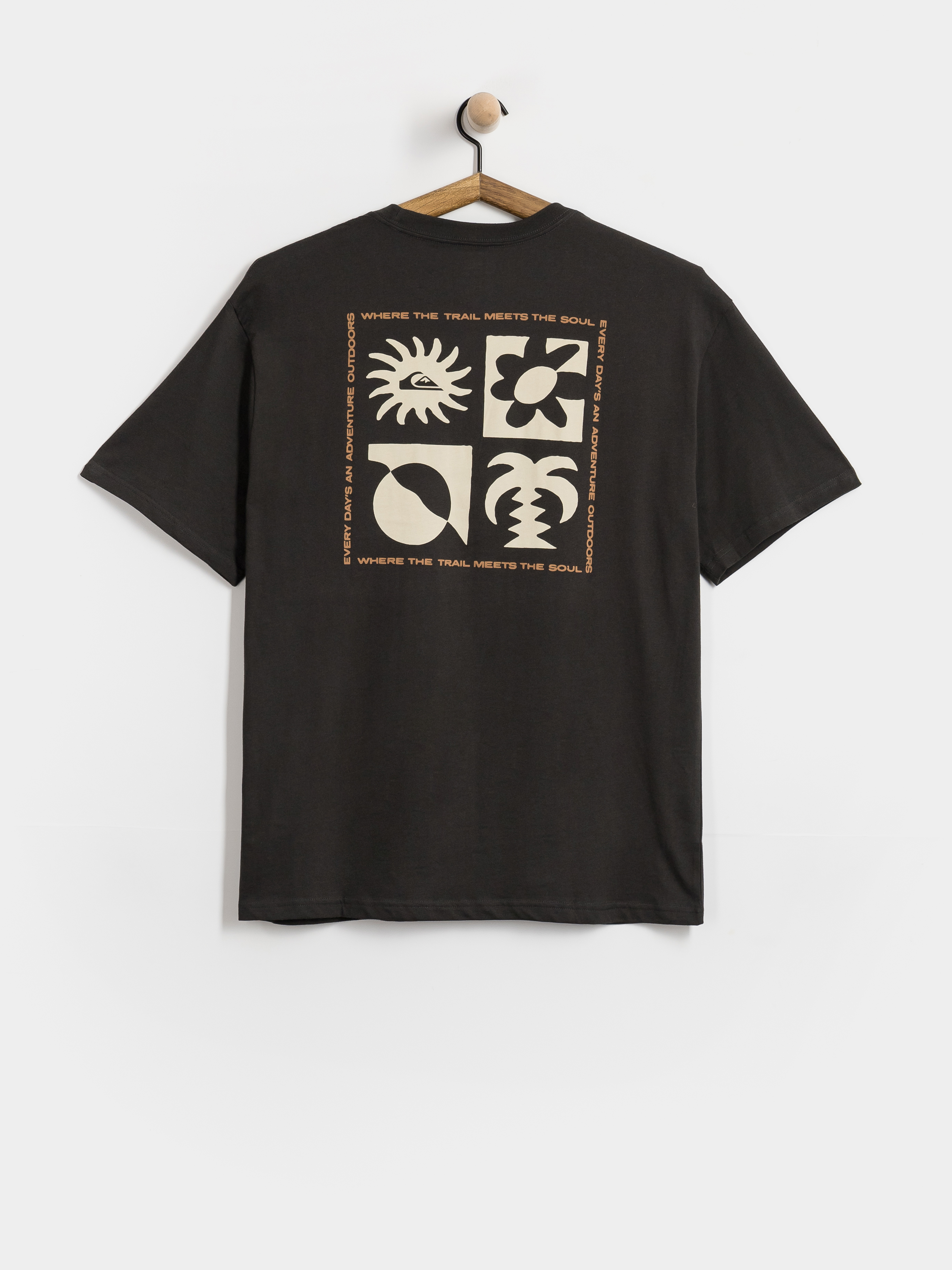 Quiksilver Evo Blossom Of Peace T-Shirt (tarmac)