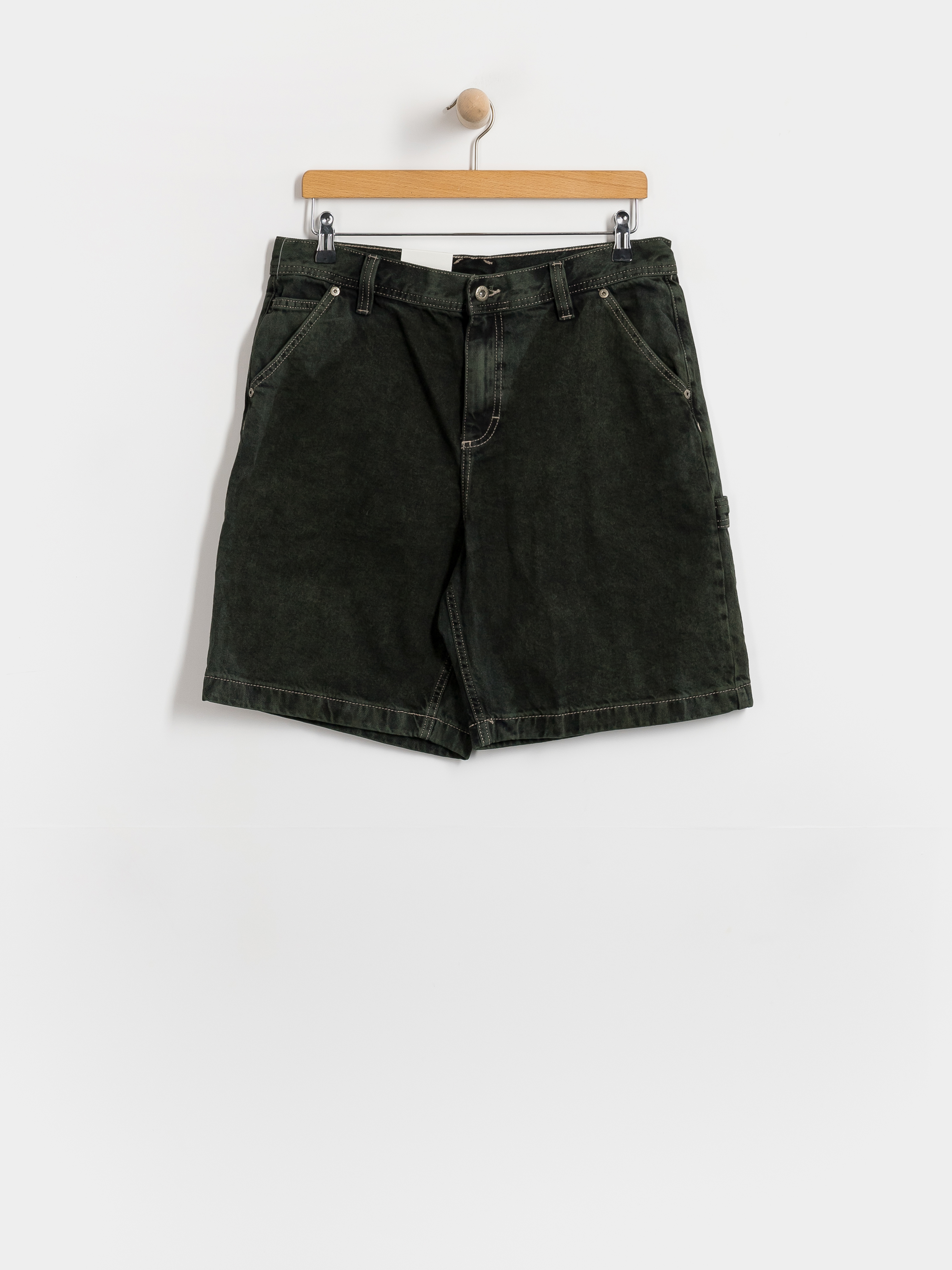 Element Big Carpenter Denim Wk Shorts (black green tint)