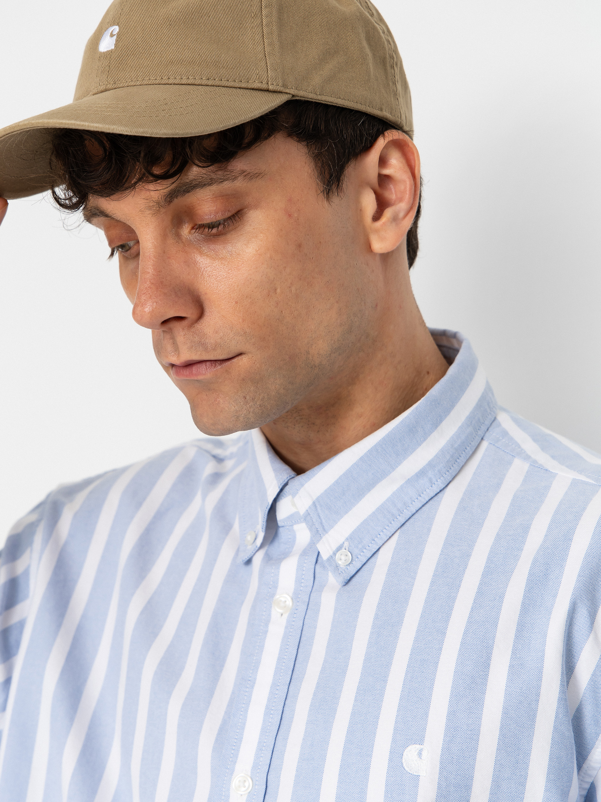 Carhartt WIP Hemd Deven (deven stripe/bleach/white)