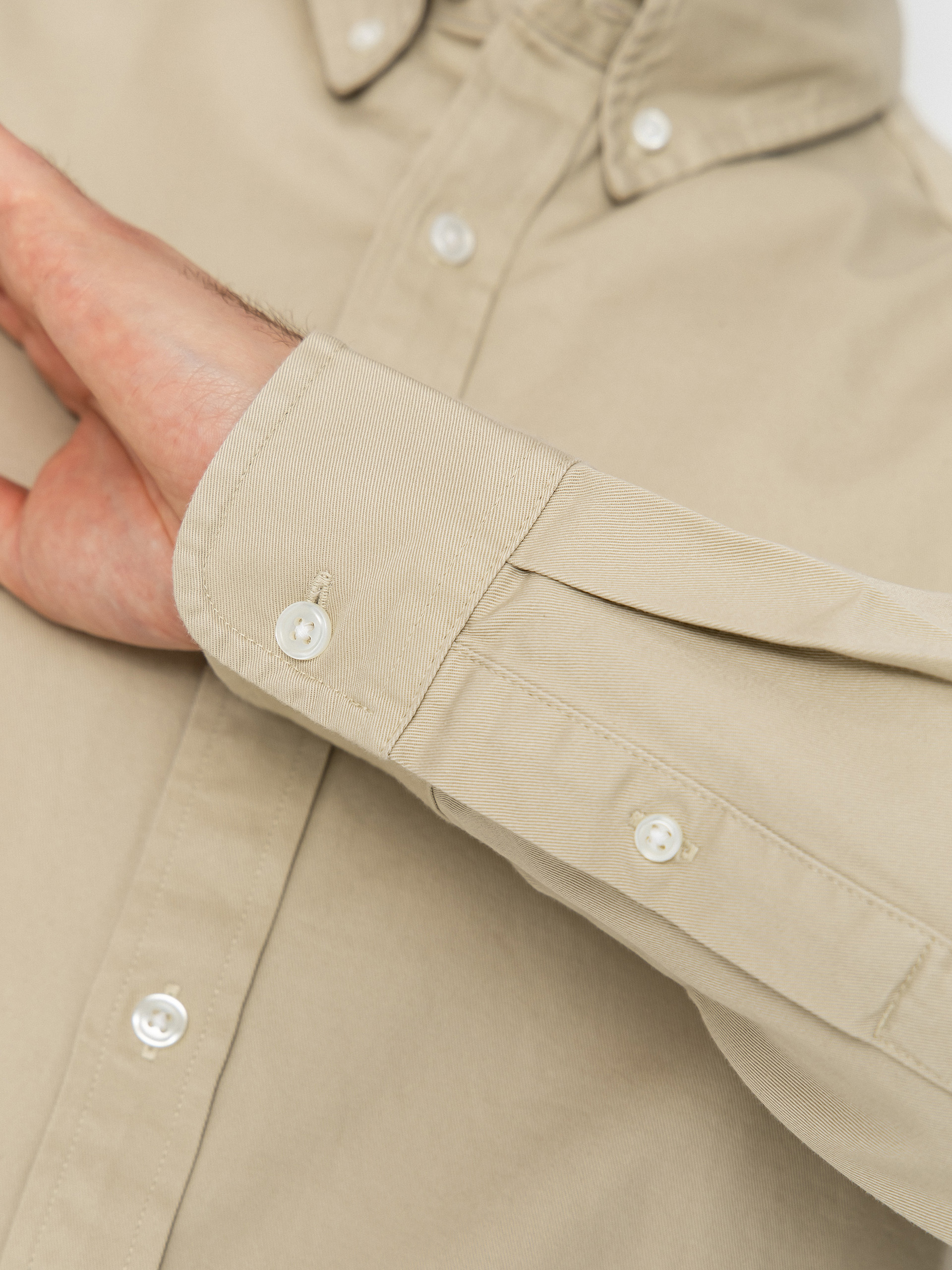 Carhartt WIP Hemd Madison (stone/white)