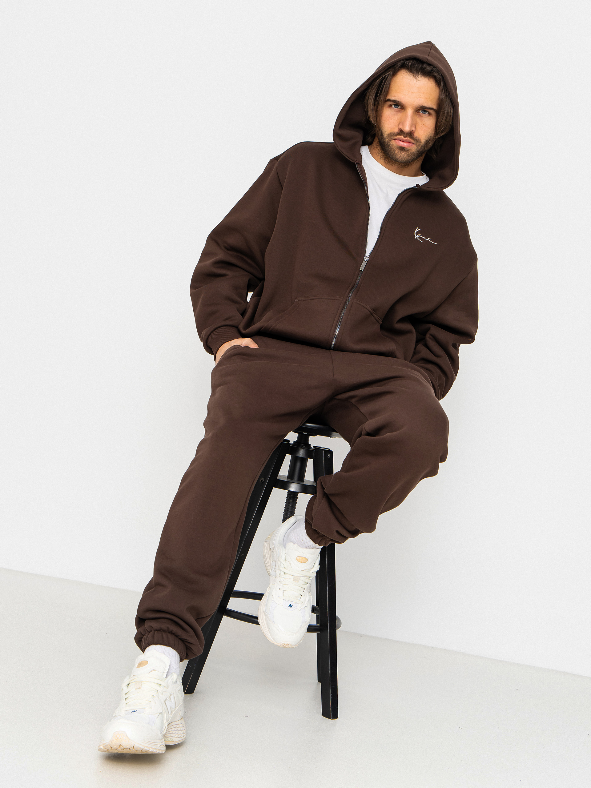 Karl Kani Hoodie Small Signature Essential ZHD (brown)
