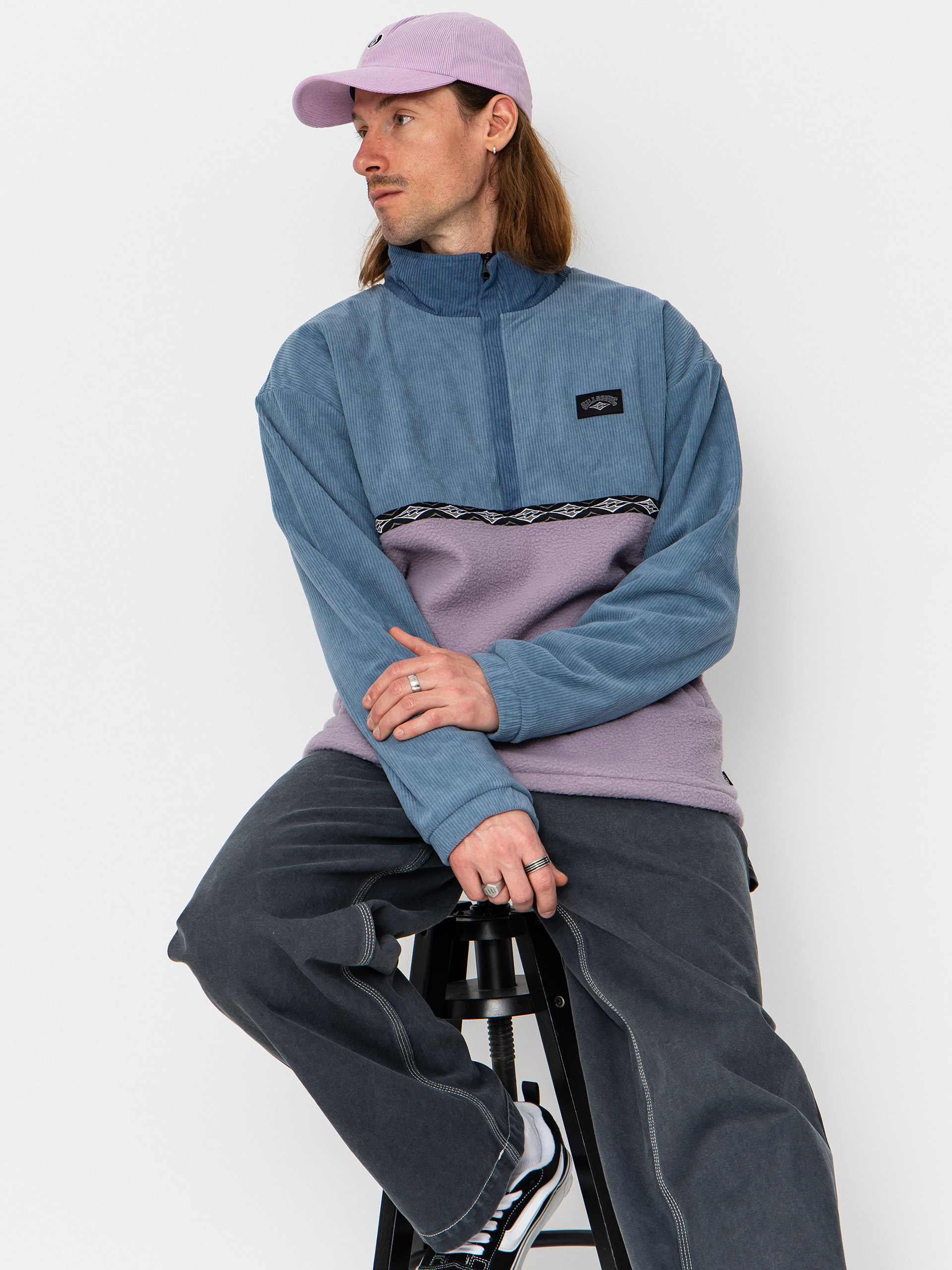 Billabong Sweatshirt Space Lobster (washed blue)