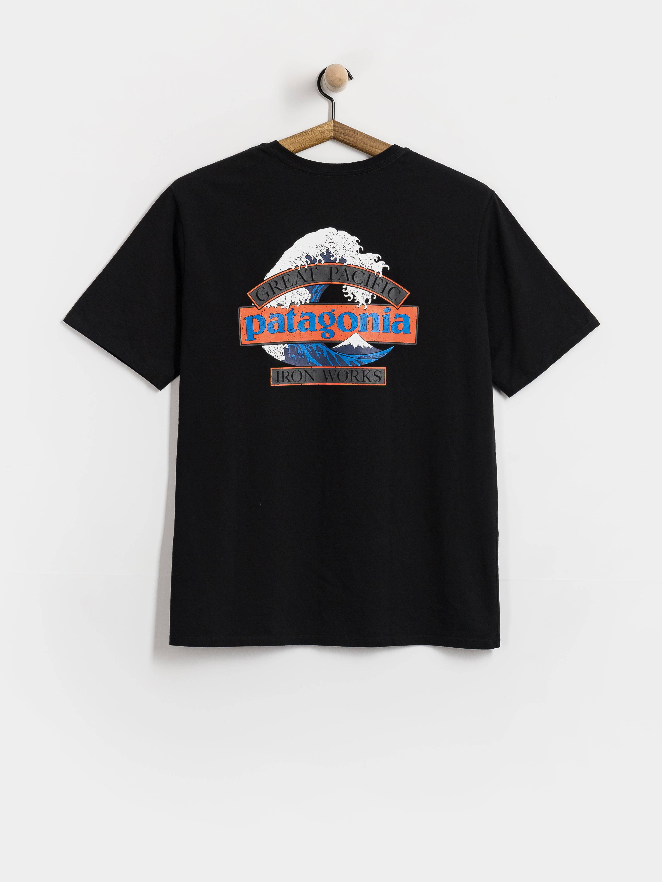 Patagonia T-Shirt Great Waves (black)