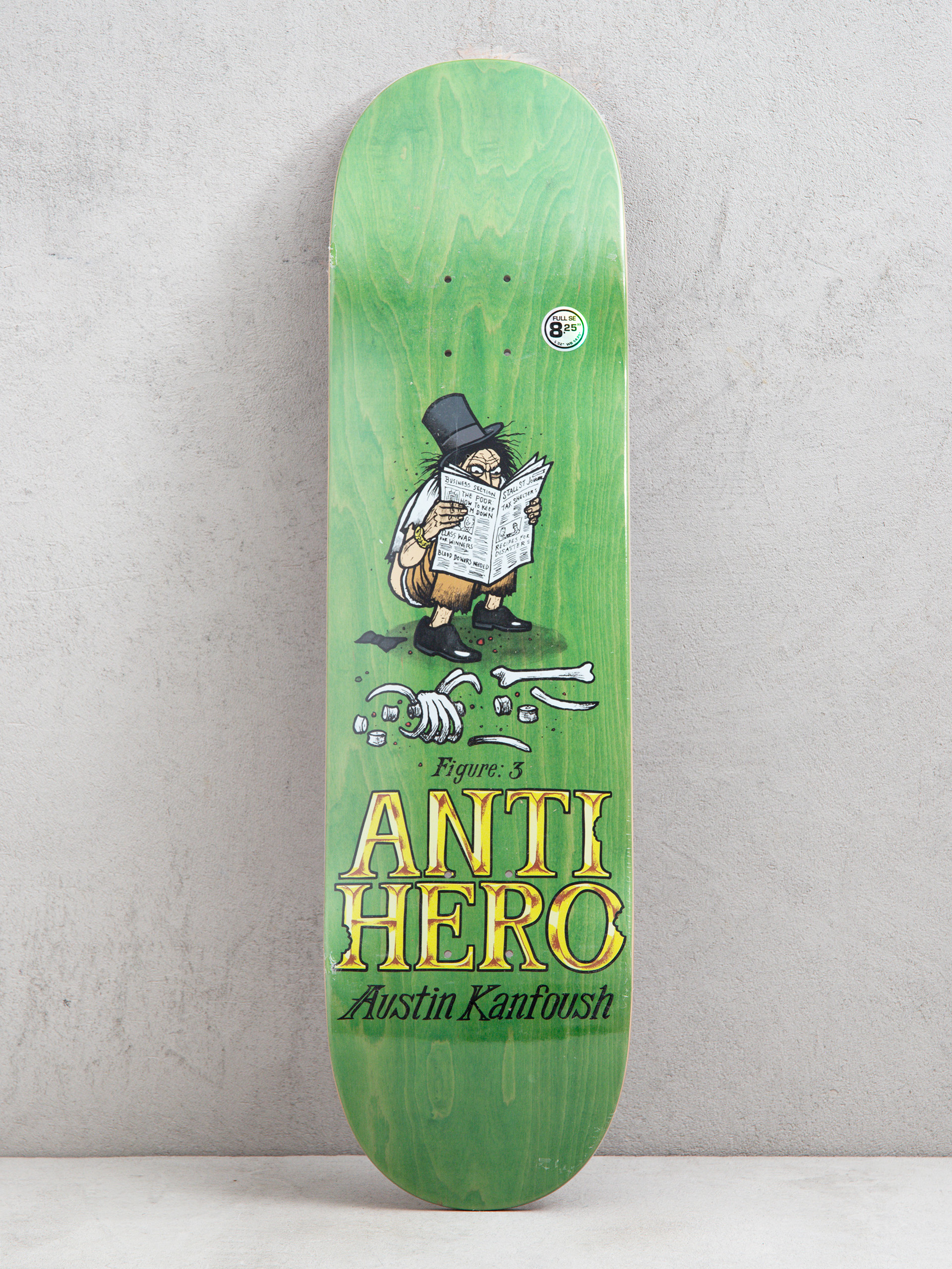 スケートボード ANTIHERO EAT THE RICH DECK Antihero Kanfoush Eat The Rich Deck