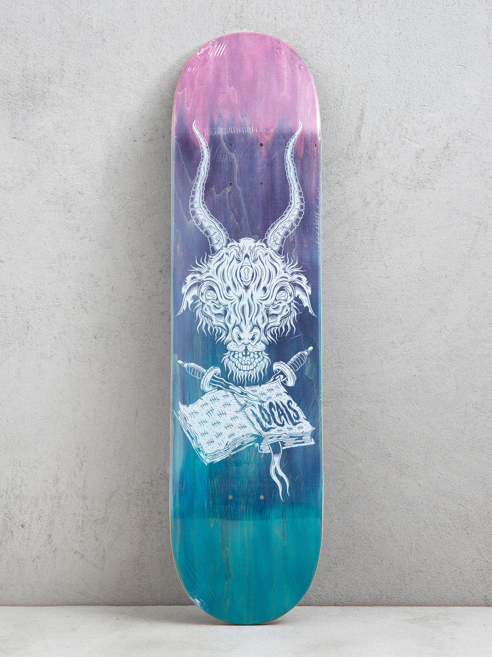 Locals Skateboards Deck Goat (transparent)