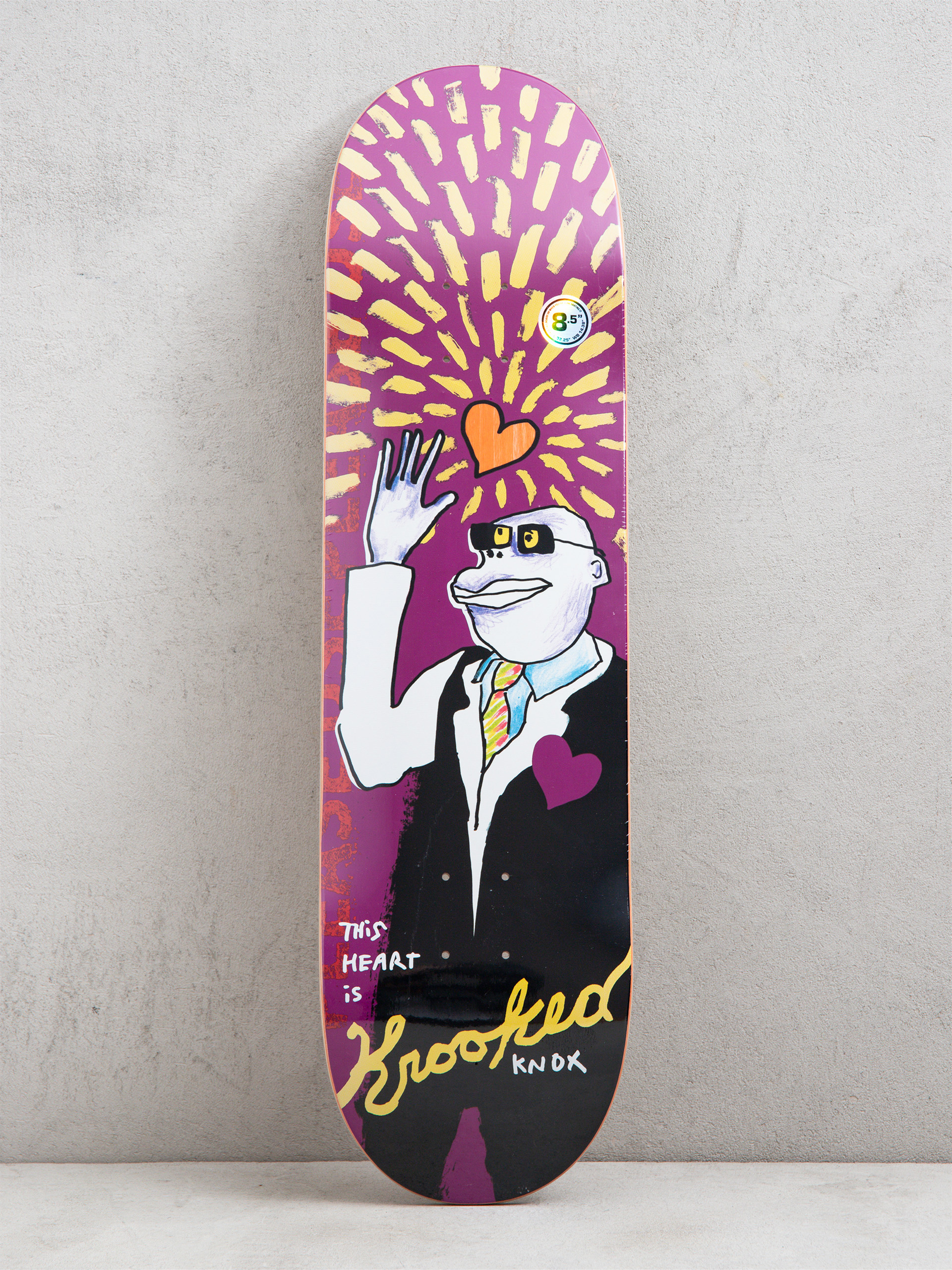Krooked Deck Knox This Heart (purple)