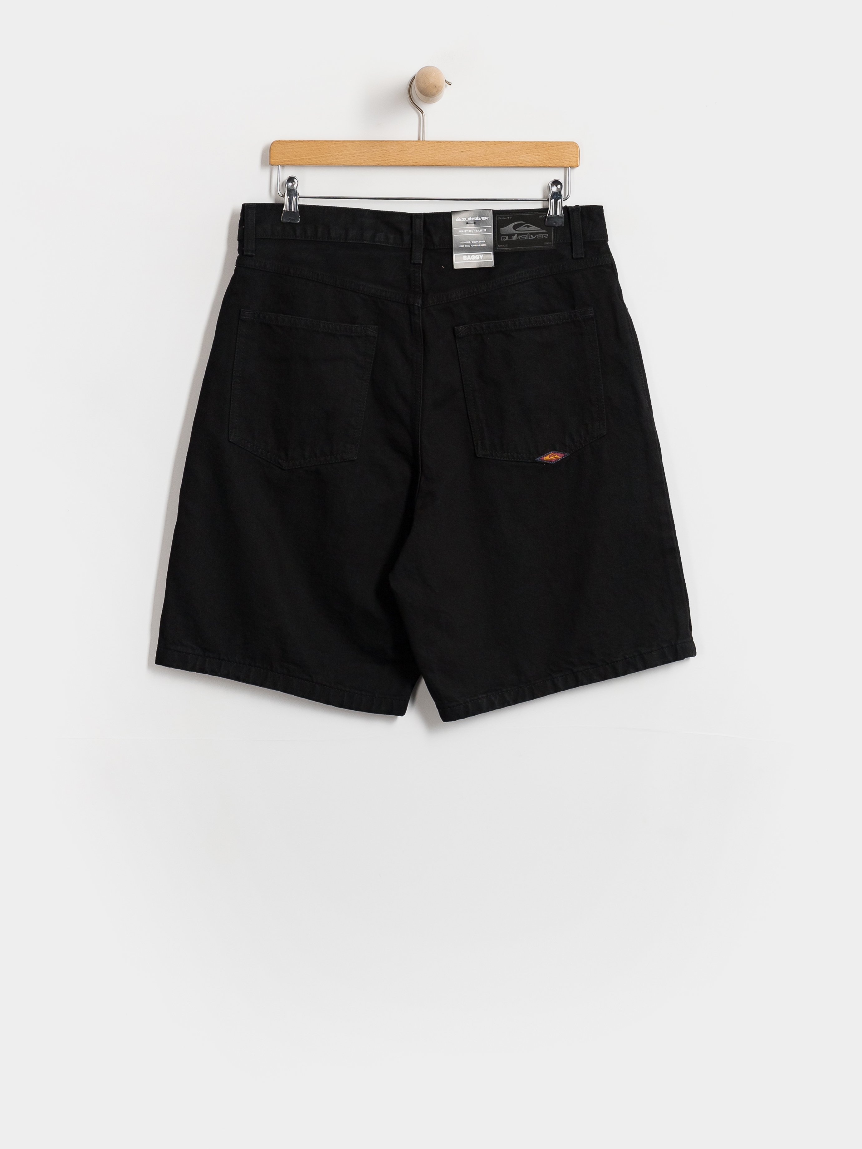 Quiksilver Baggy Denim Shorts (black)