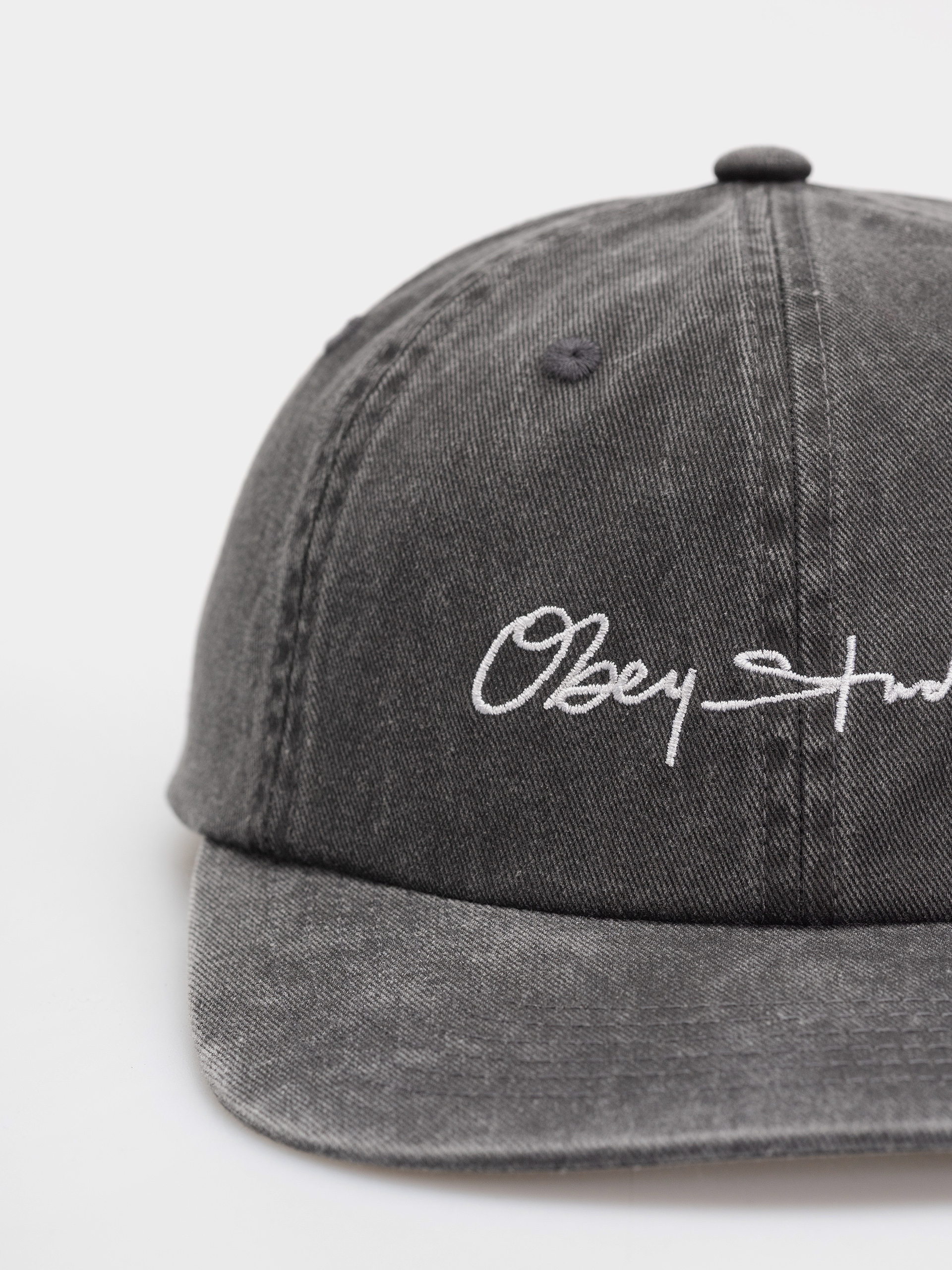 OBEY Pigment Signature Cap (pigment black)