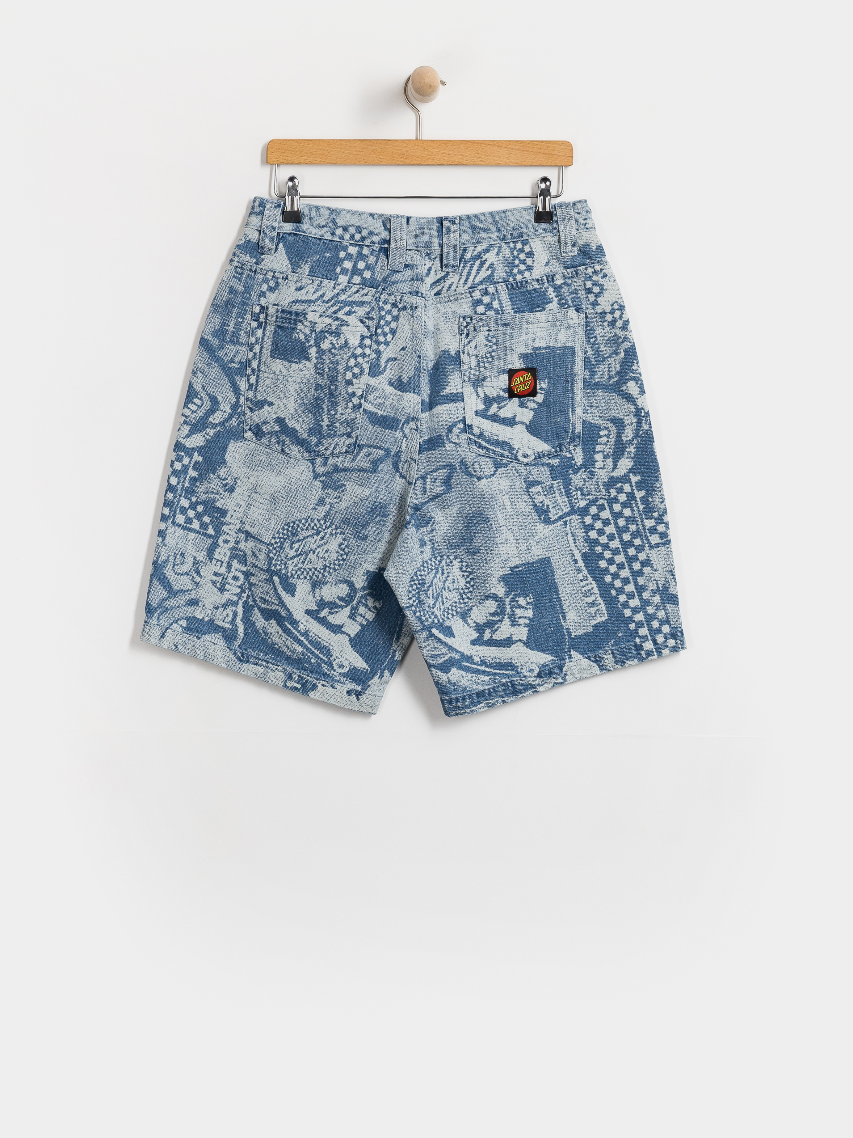 Santa Cruz Big Shorts (stonewash collage)