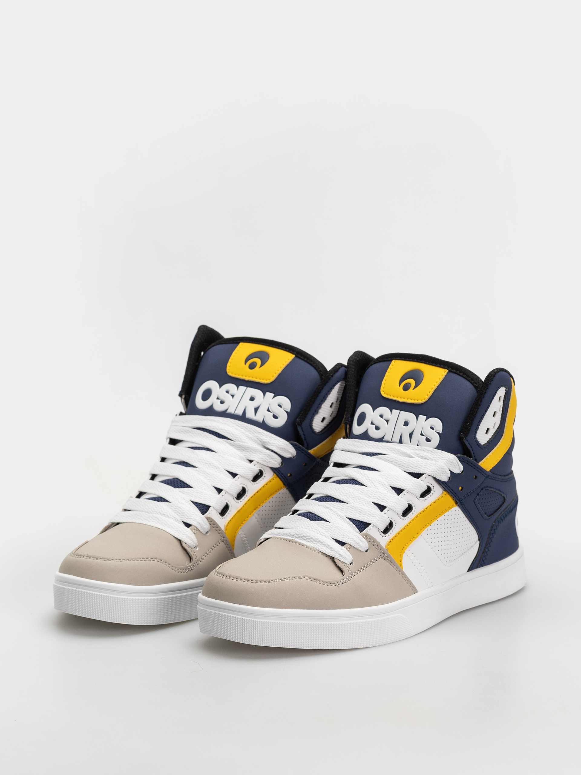 Osiris Clone Shoes (white/navy/tan)