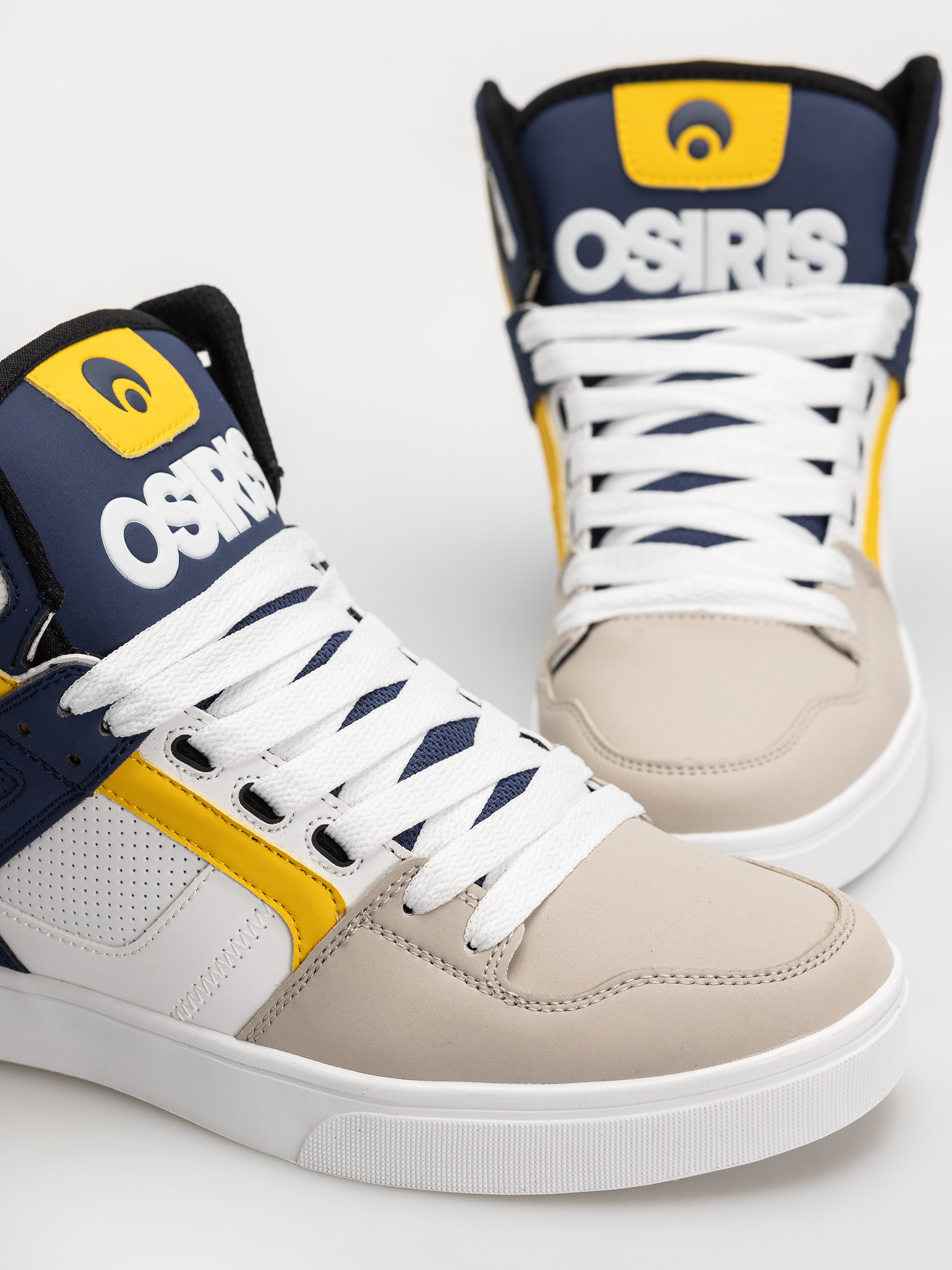 Osiris Clone Shoes (white/navy/tan)