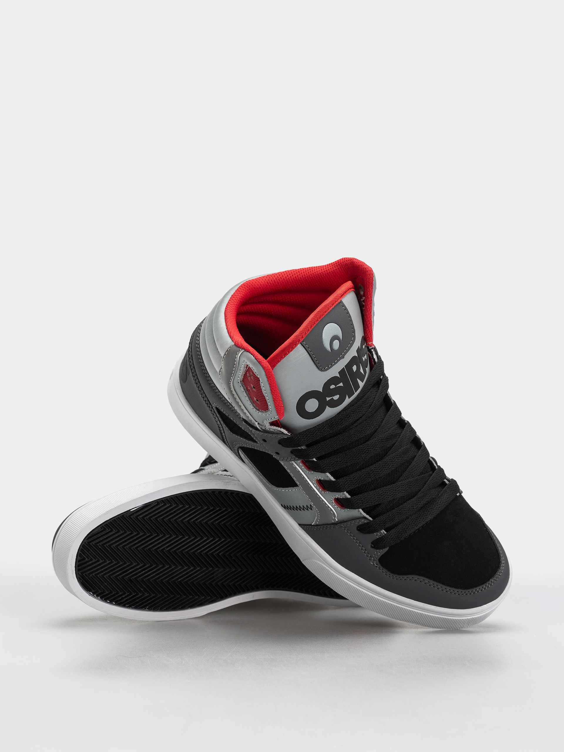 Osiris Clone Schuhe (black/grey/red)