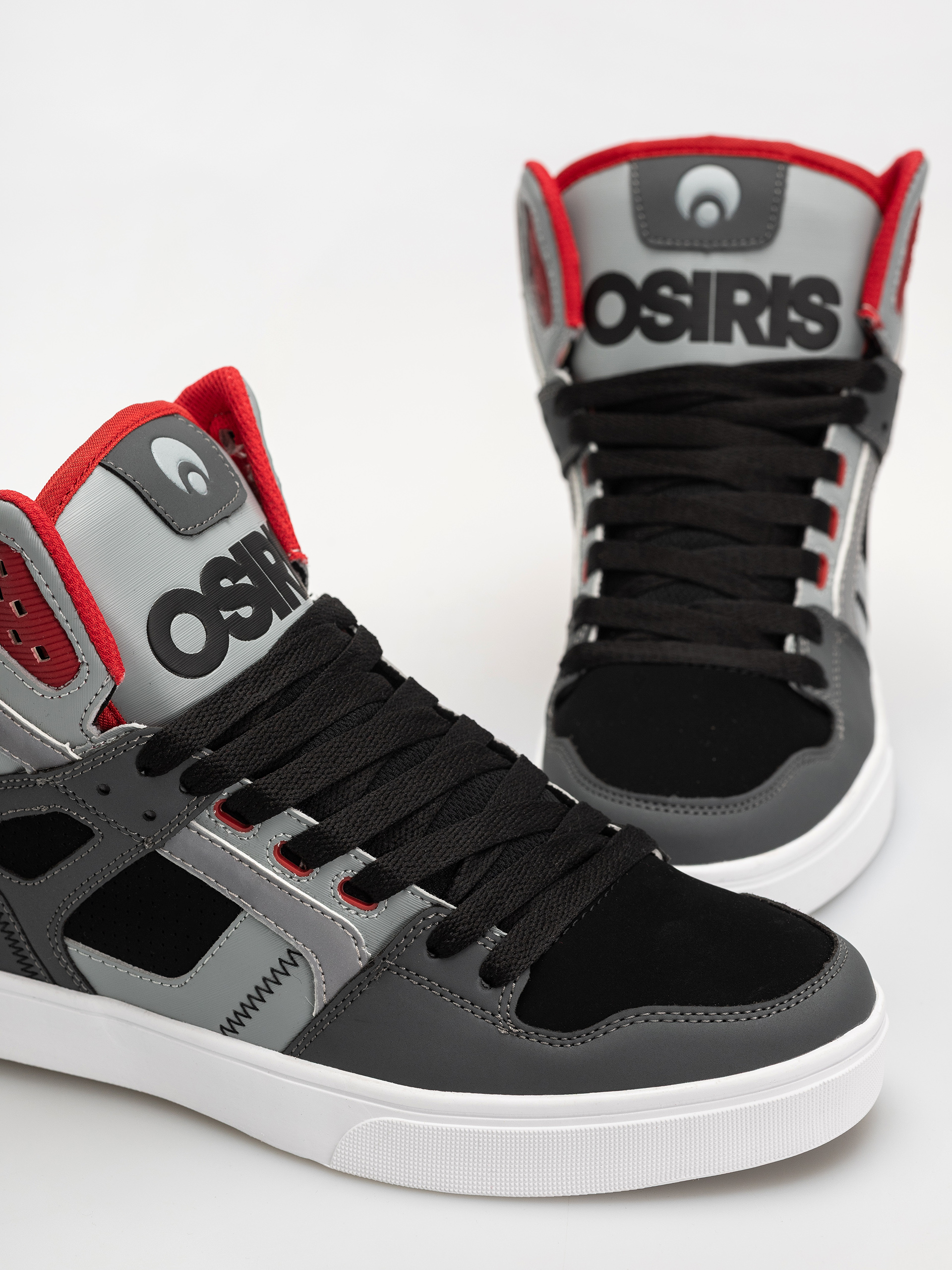 Osiris Clone Schuhe (black/grey/red)