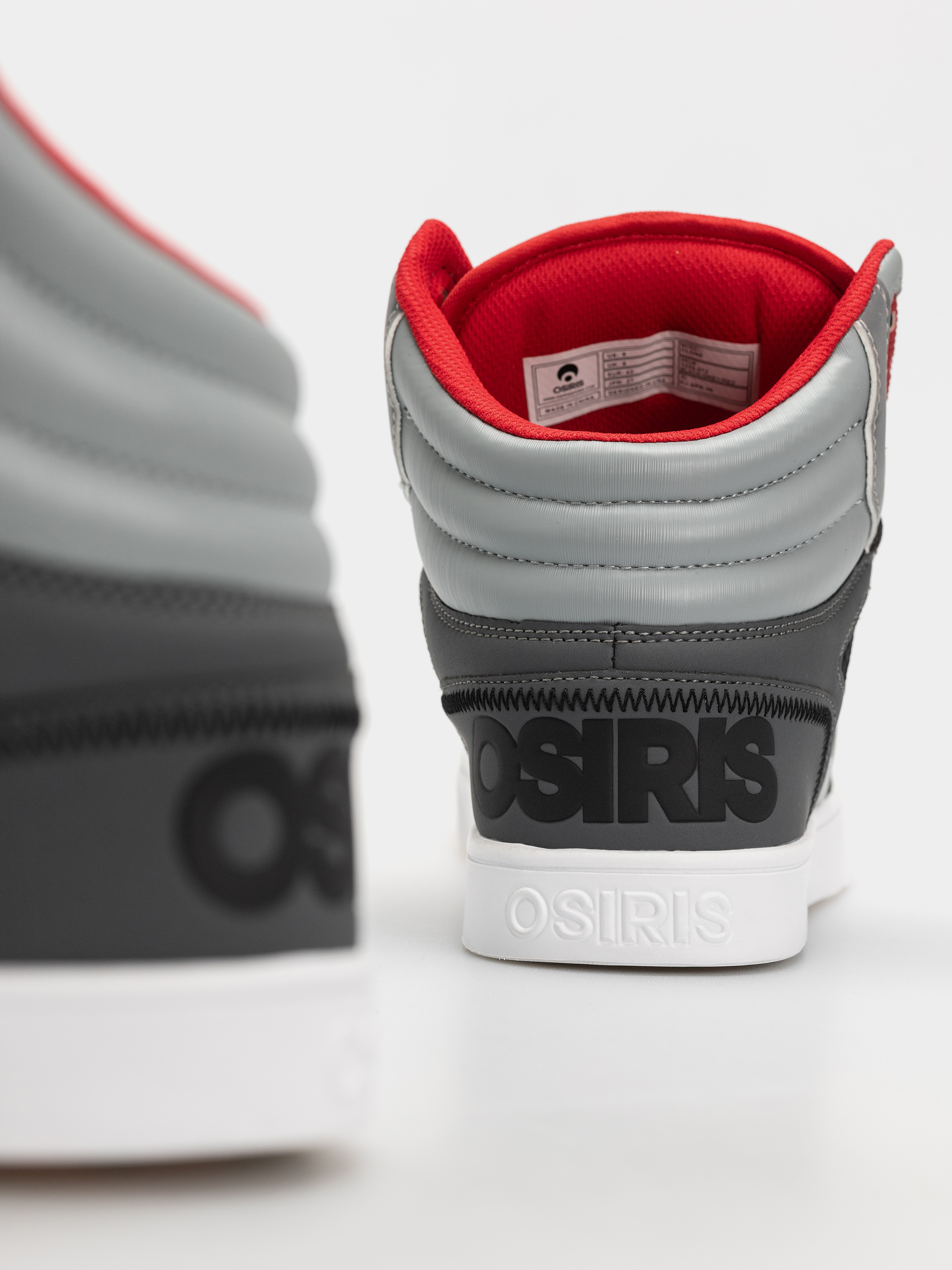 Osiris Clone Schuhe (black/grey/red)