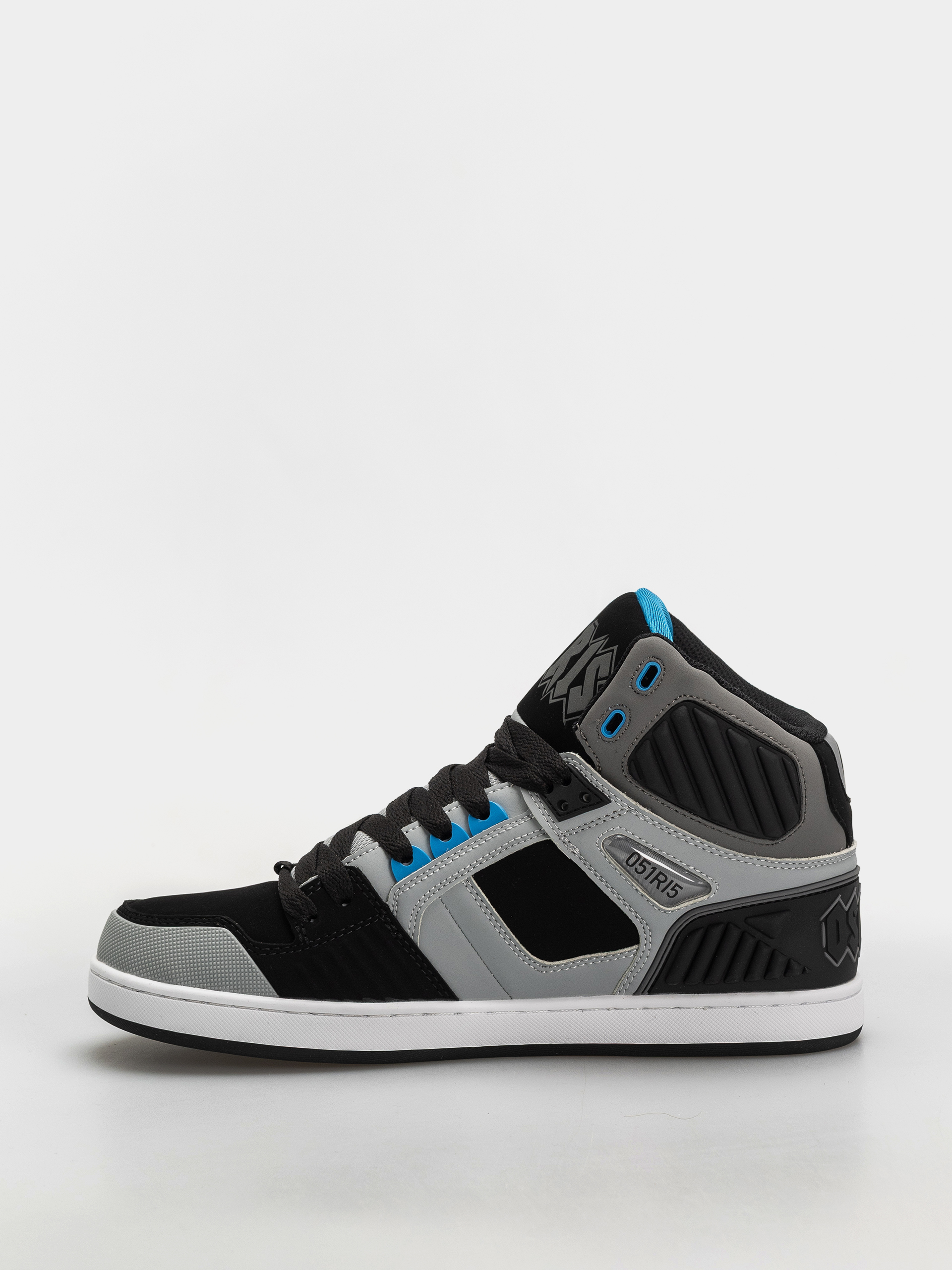 Osiris Nyc 83 Xrp Shoes - blue, black, grey (grey/black/cyan)