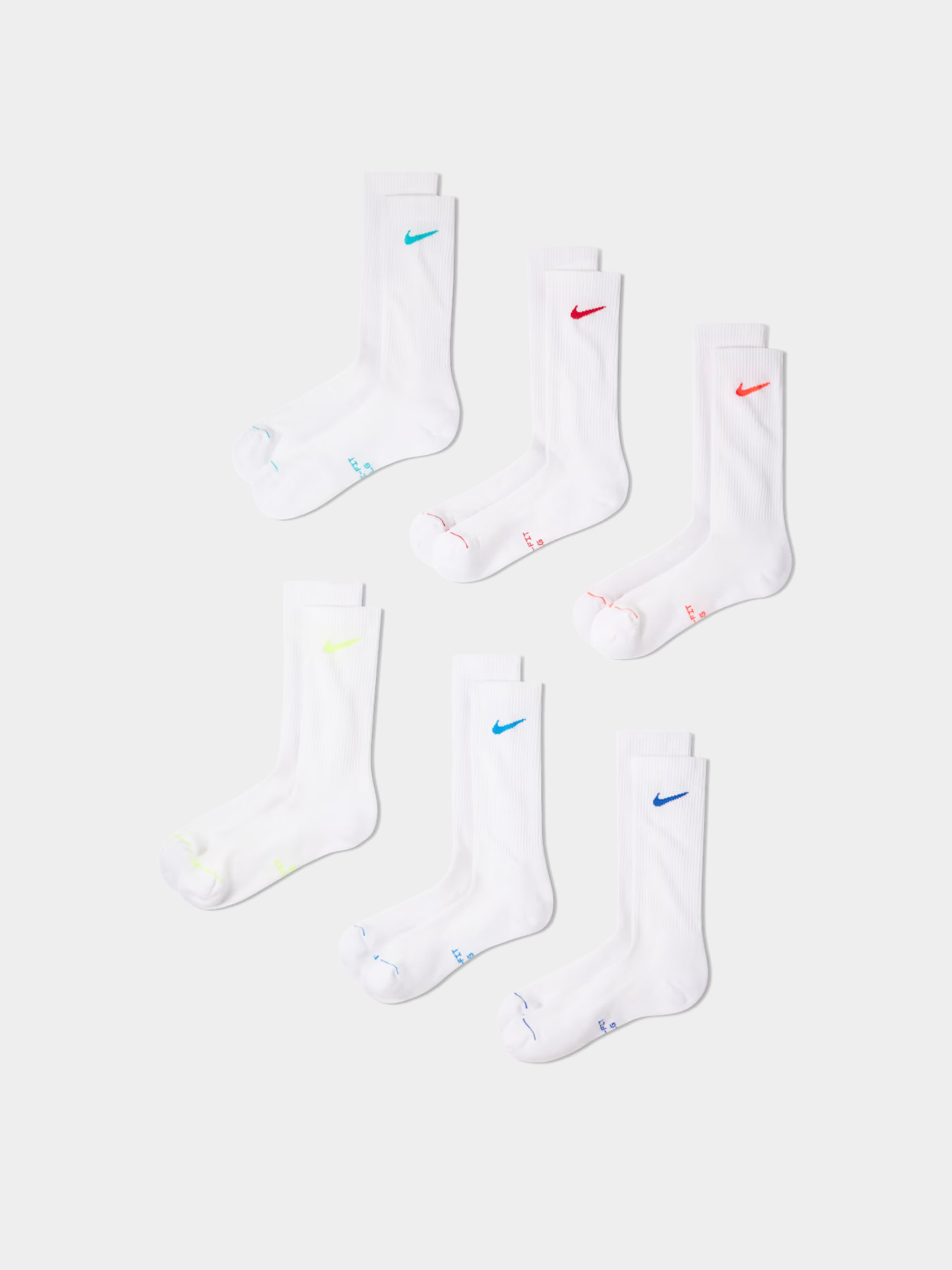 Nike SB Socks Everyday Elevated Crew 6p (multi/color)