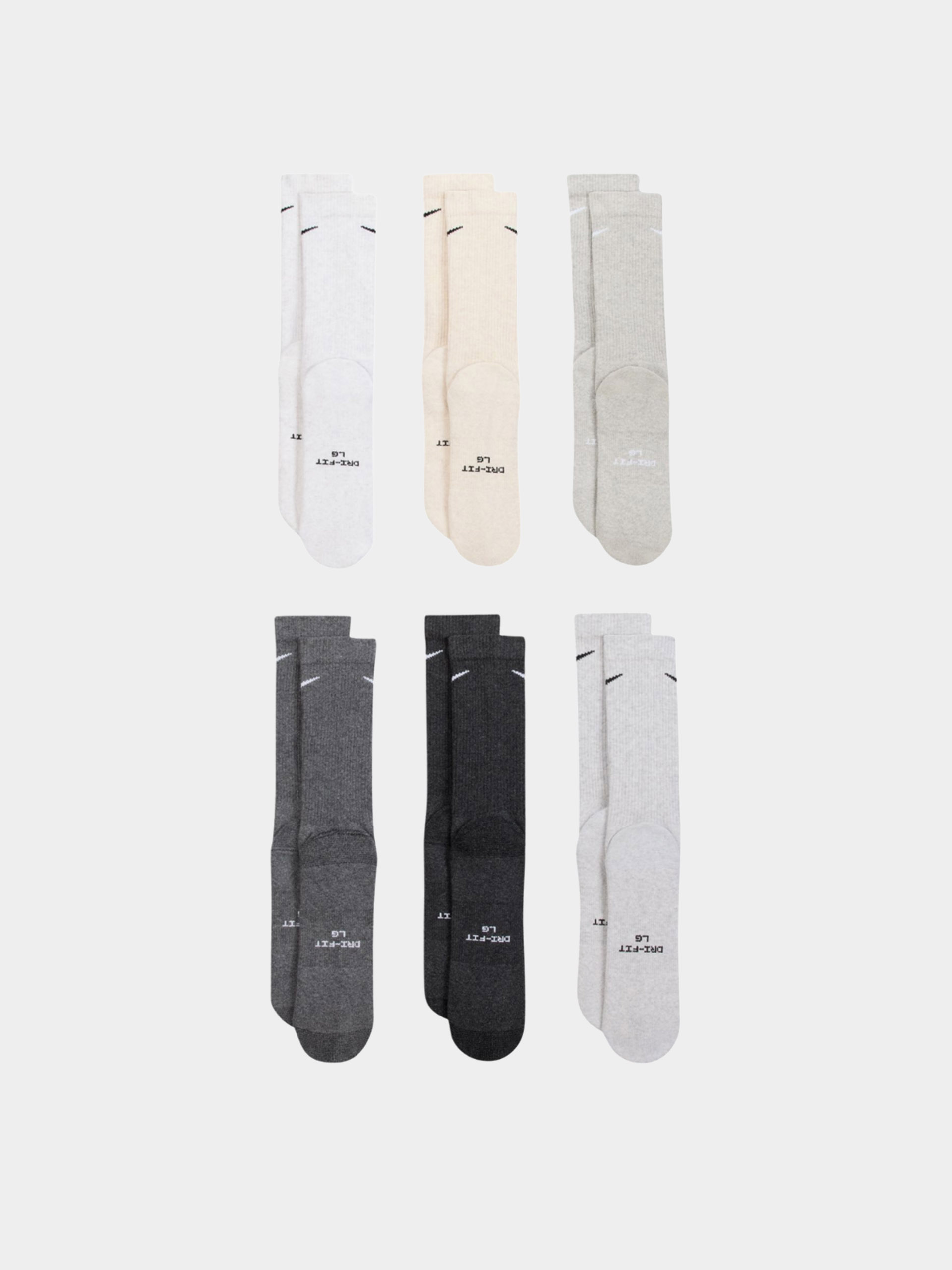 Nike SB Socks Everyday Elevated Crew 6p (multi/color)