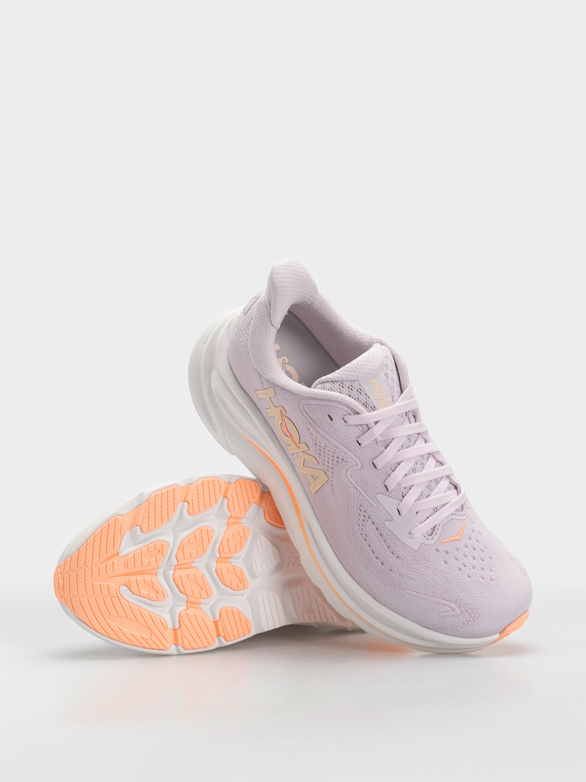 Hoka Clifton 10 Wmn Schuhe (lilac cream/tangerine glow)