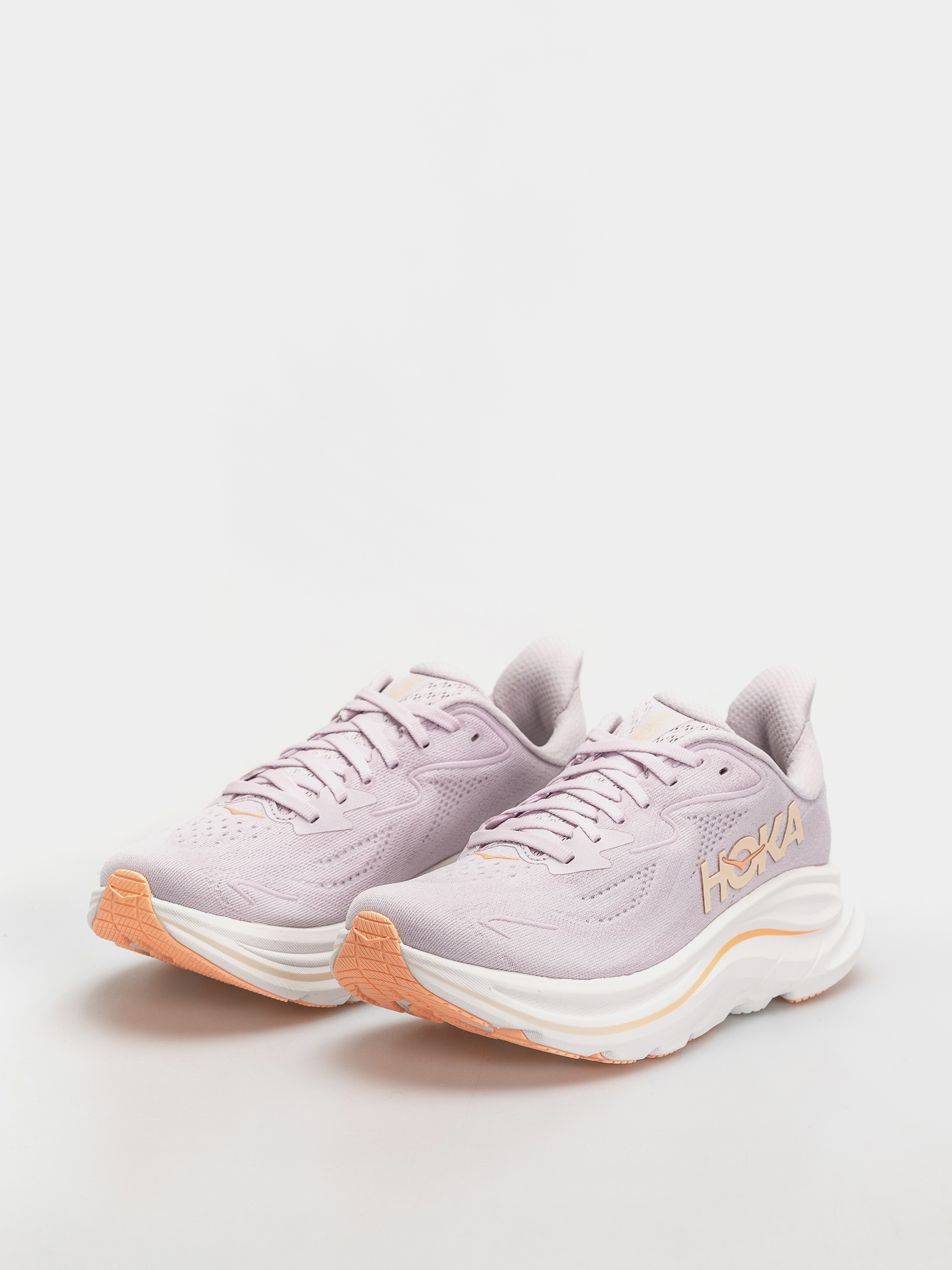 Hoka Clifton 10 Wmn Schuhe (lilac cream/tangerine glow)