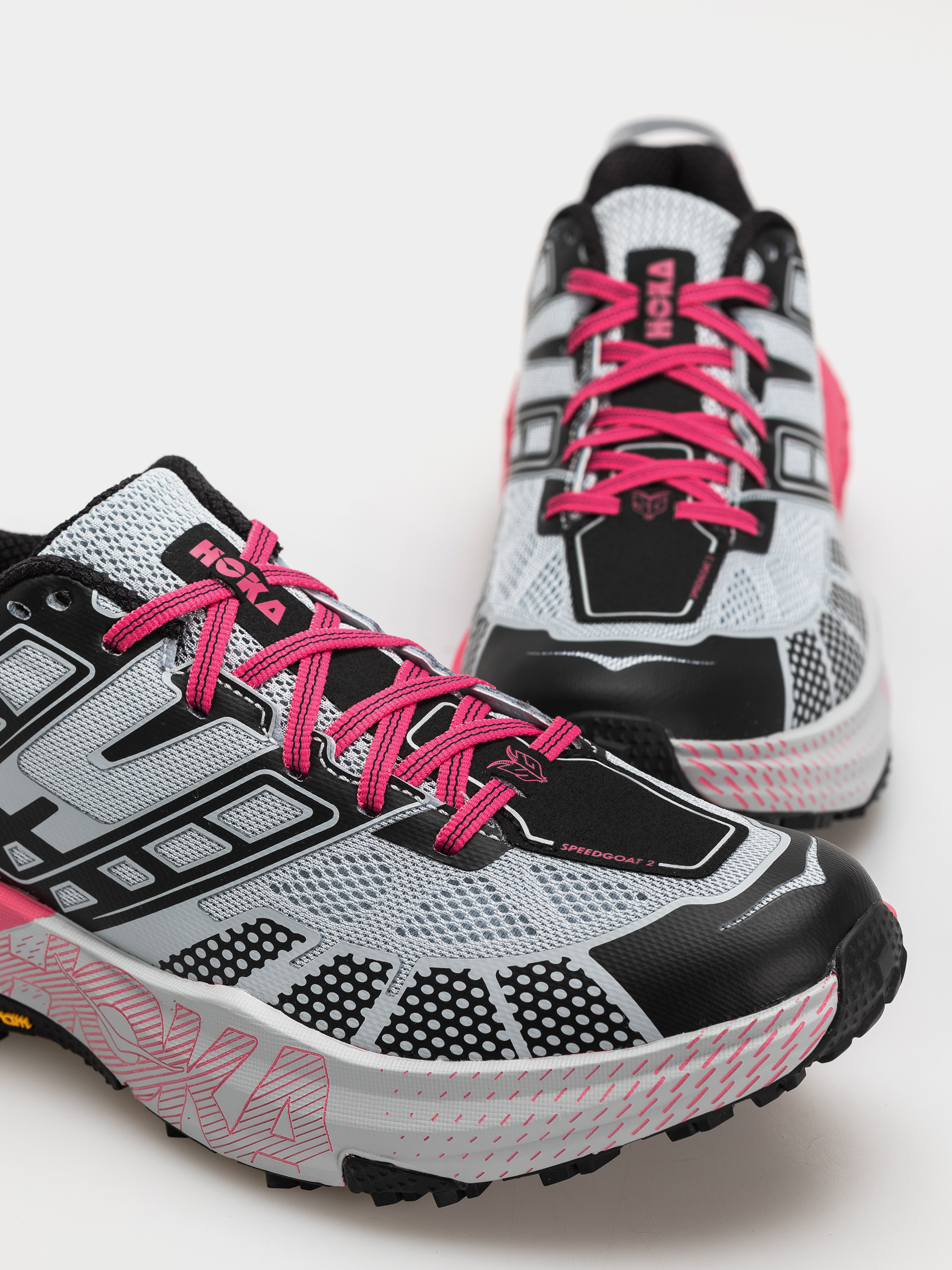 Hoka Speedgoat 2 Schuhe (mineral blue/rhubarb)