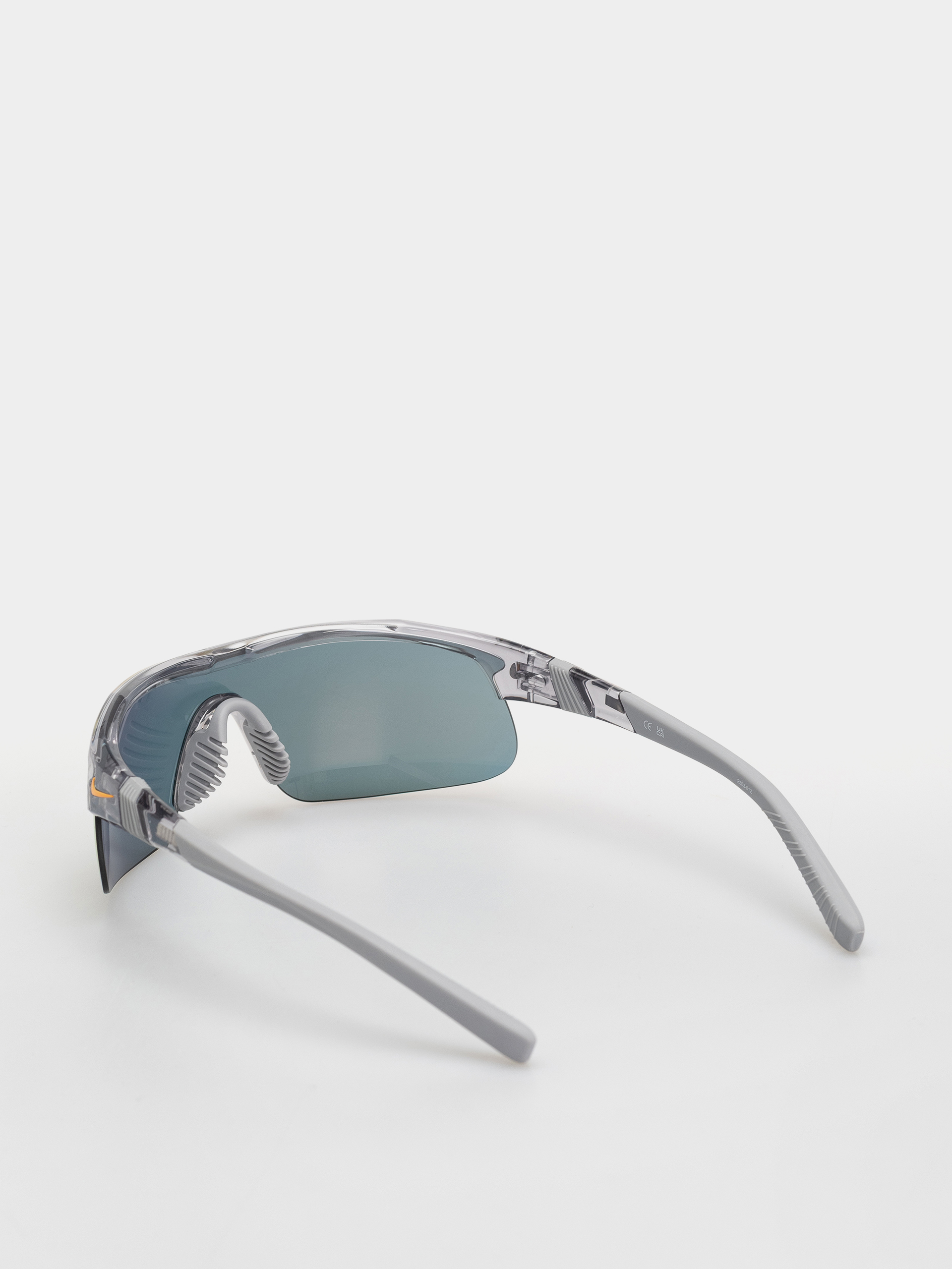 Nike Show X1 Sunglasses (shiny wolf grey/orange mirror)