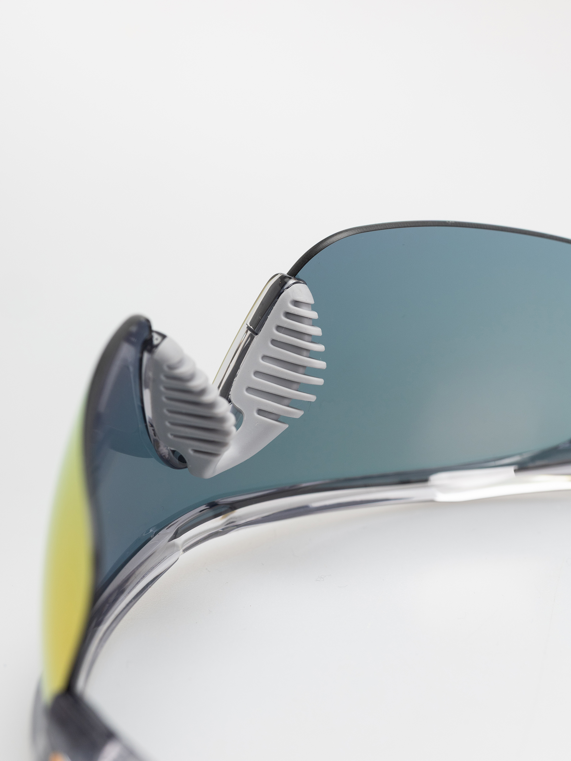 Nike Show X1 Sunglasses (shiny wolf grey/orange mirror)