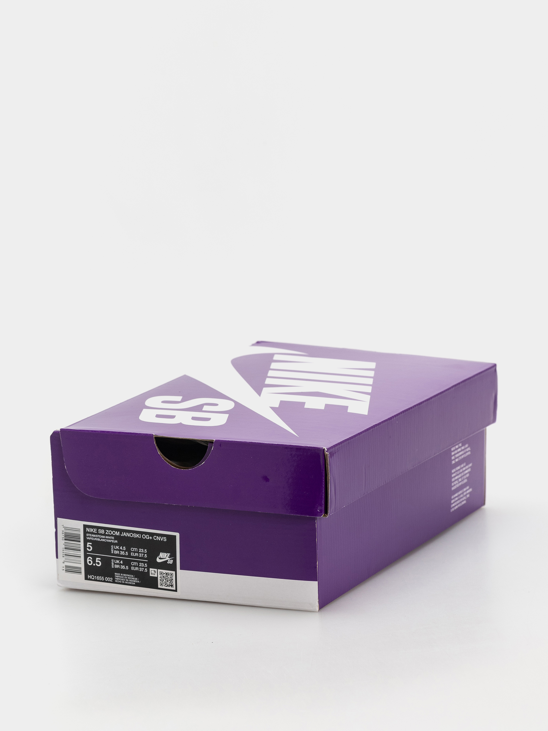 Nike SB Zoom Janoski OG+ Canvas Shoes (steam/steam/white/gum light brown)