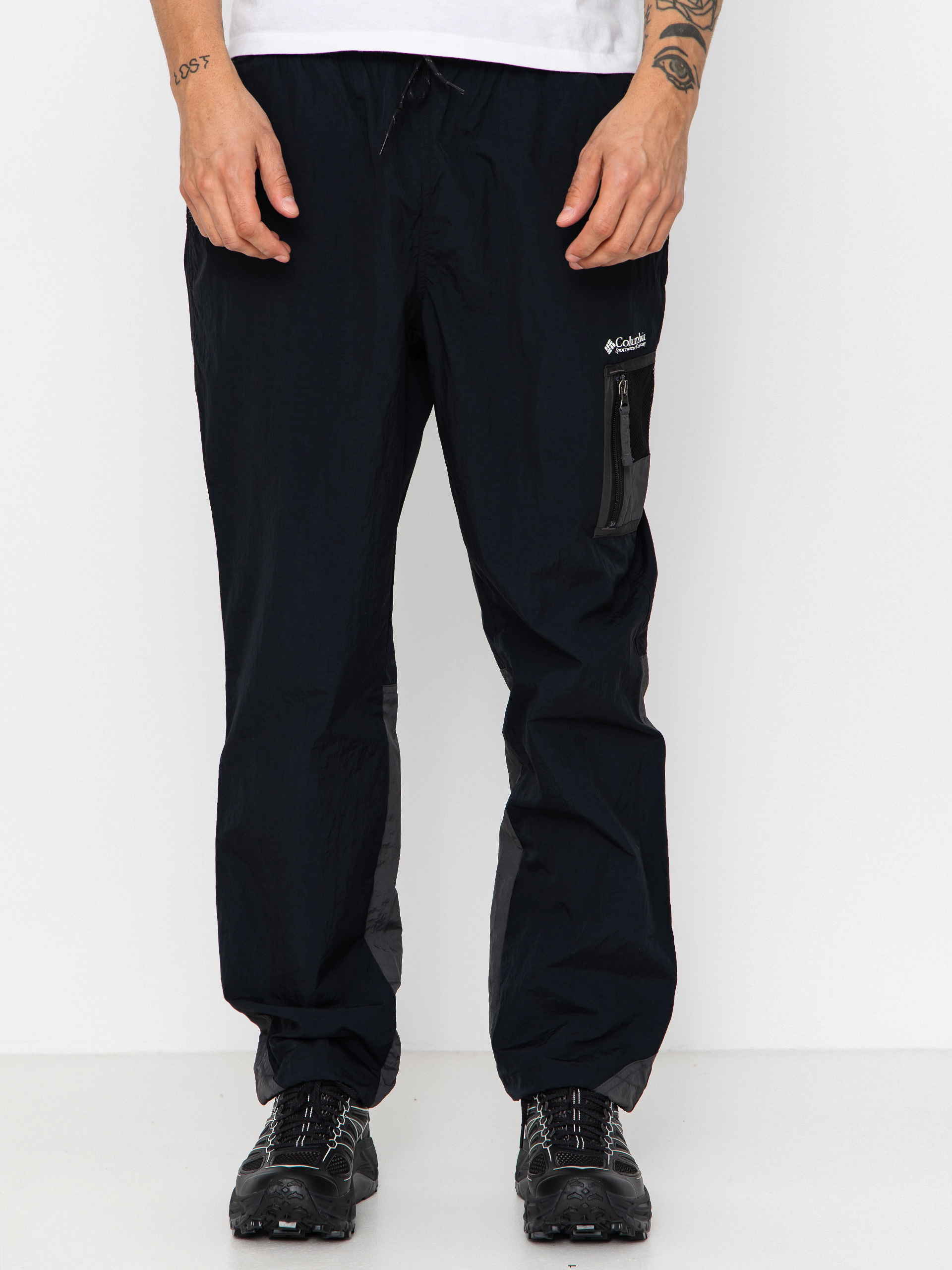 90’sCOMMEdesGARCONSHOMMEPLUS2tuck slacks adidas Pintuck Pants - black (black)