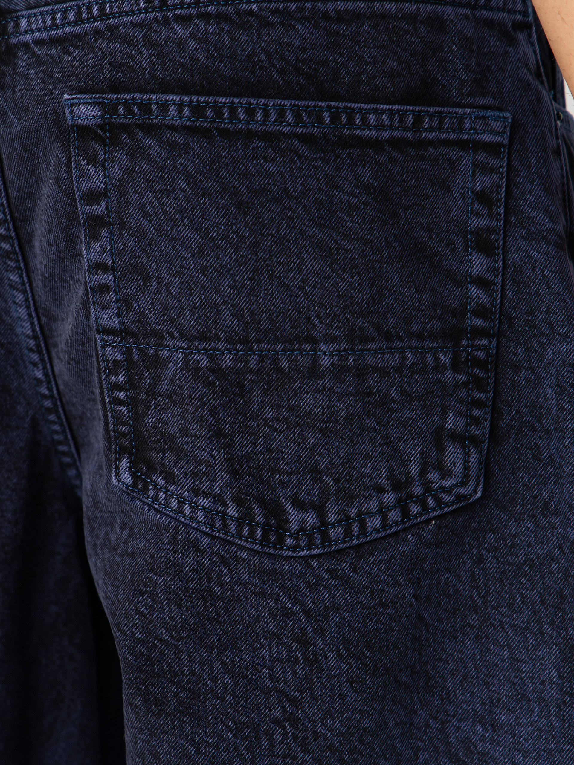 Vans Check 5 Baggy Acid Overdyed Denim Hose (deep indigo)