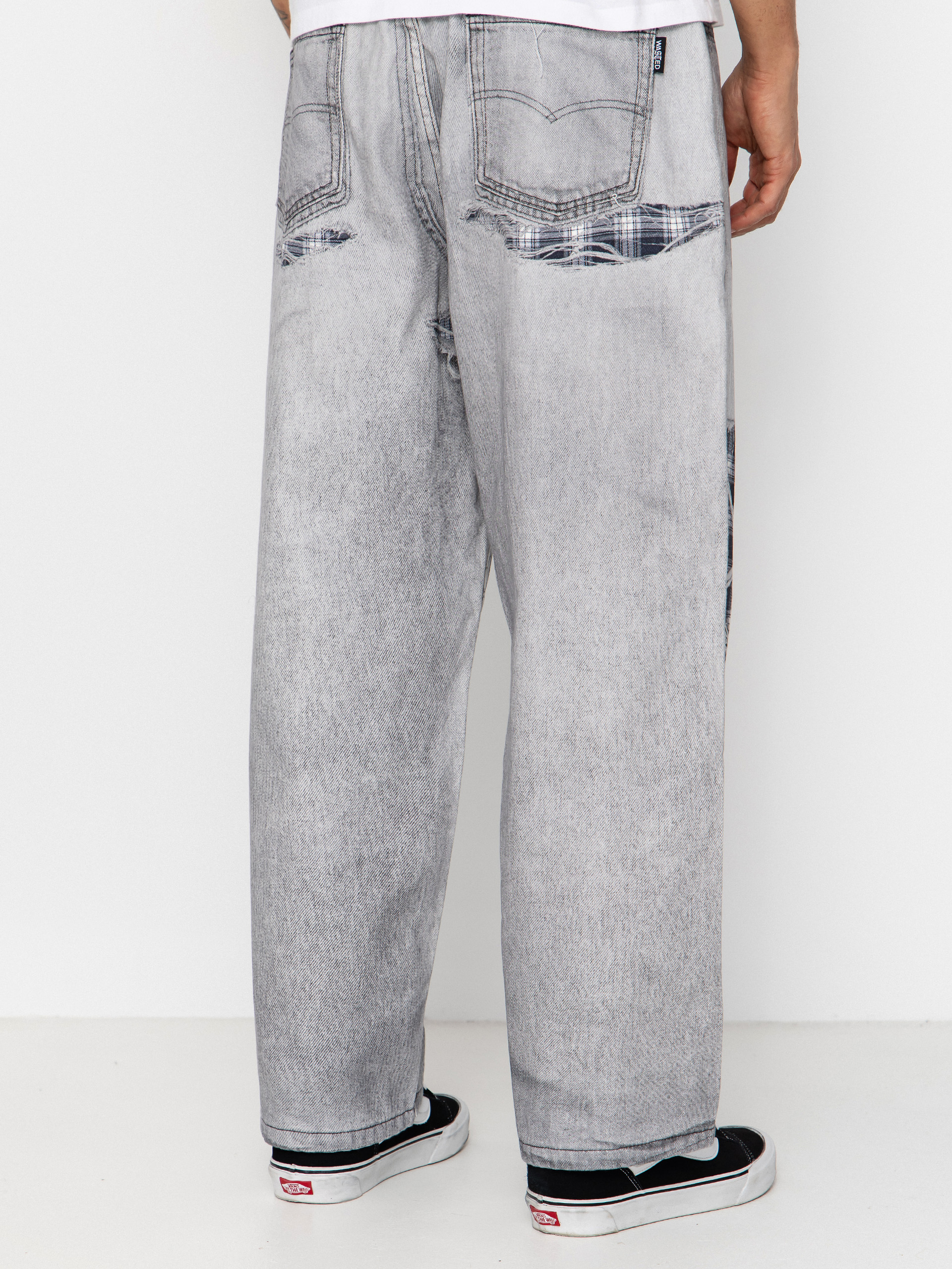 Wasted Paris Trompe L'Oeil Grant Pants (faded grey)
