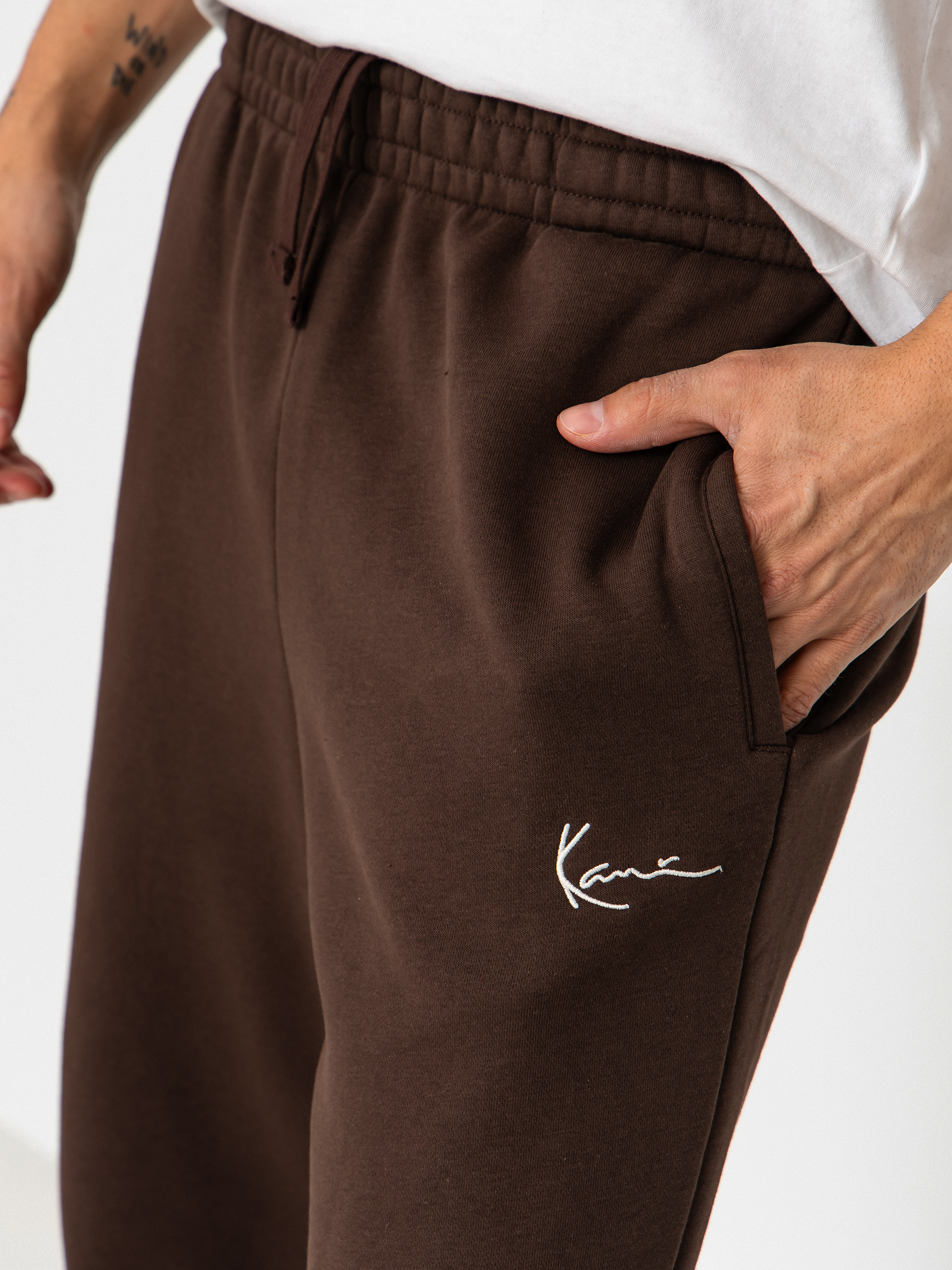 Karl Kani Small Signature Essential Baggy Pants (brown)