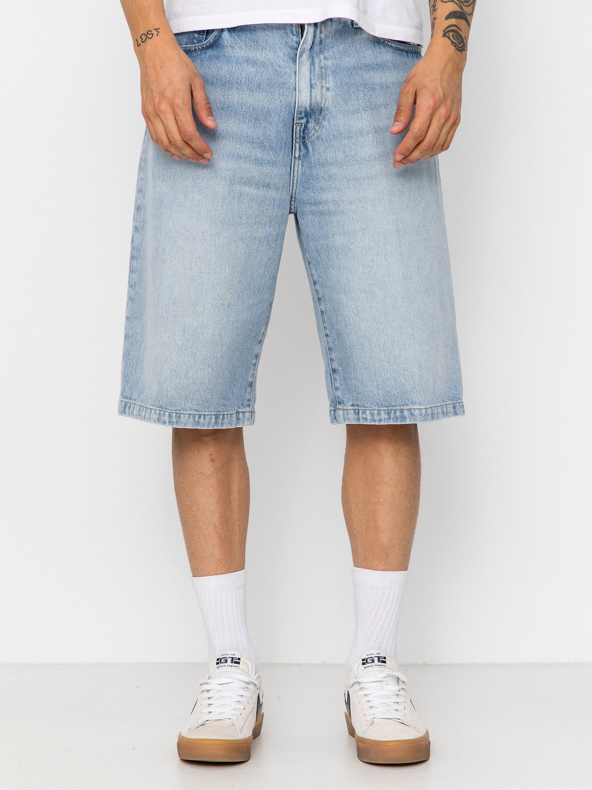 Carhartt WIP Shorts Langdon (blue heavy worn bleached)