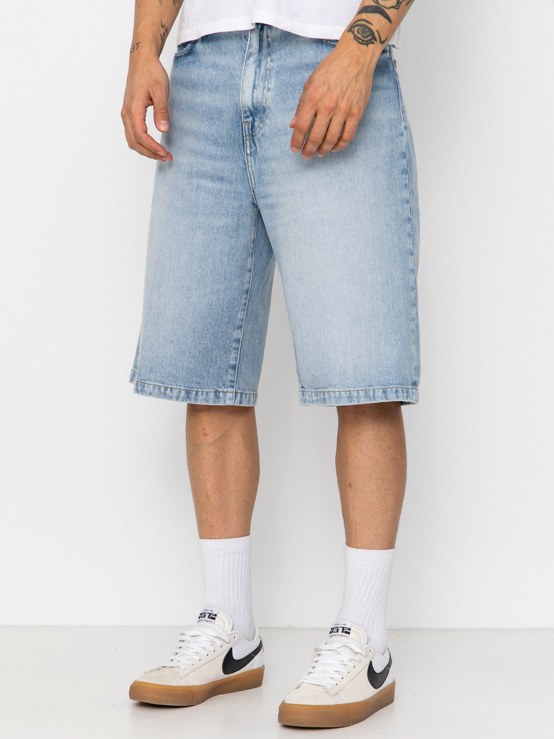 Carhartt WIP Shorts Langdon (blue heavy worn bleached)