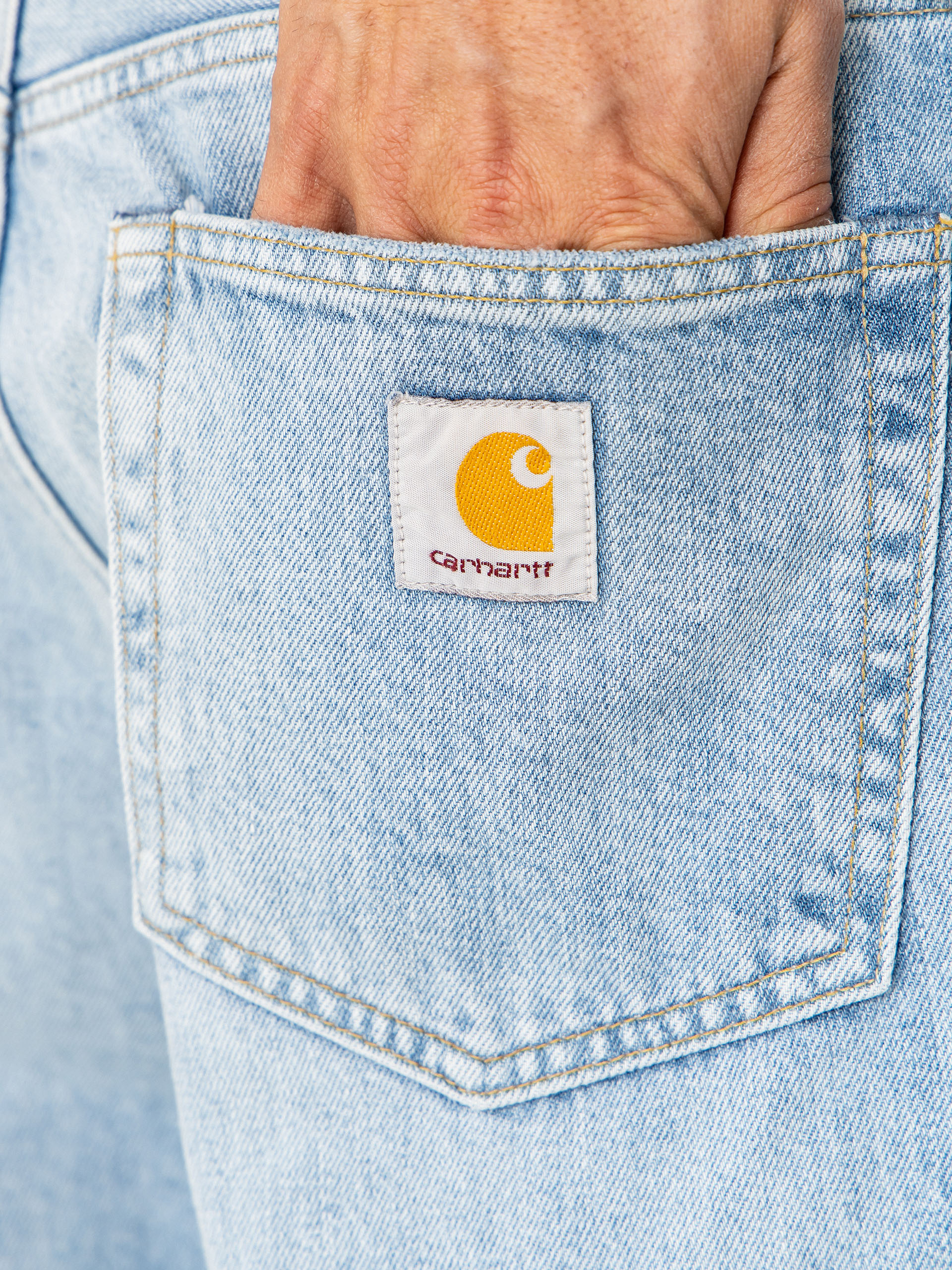 Carhartt WIP Shorts Langdon (blue heavy worn bleached)