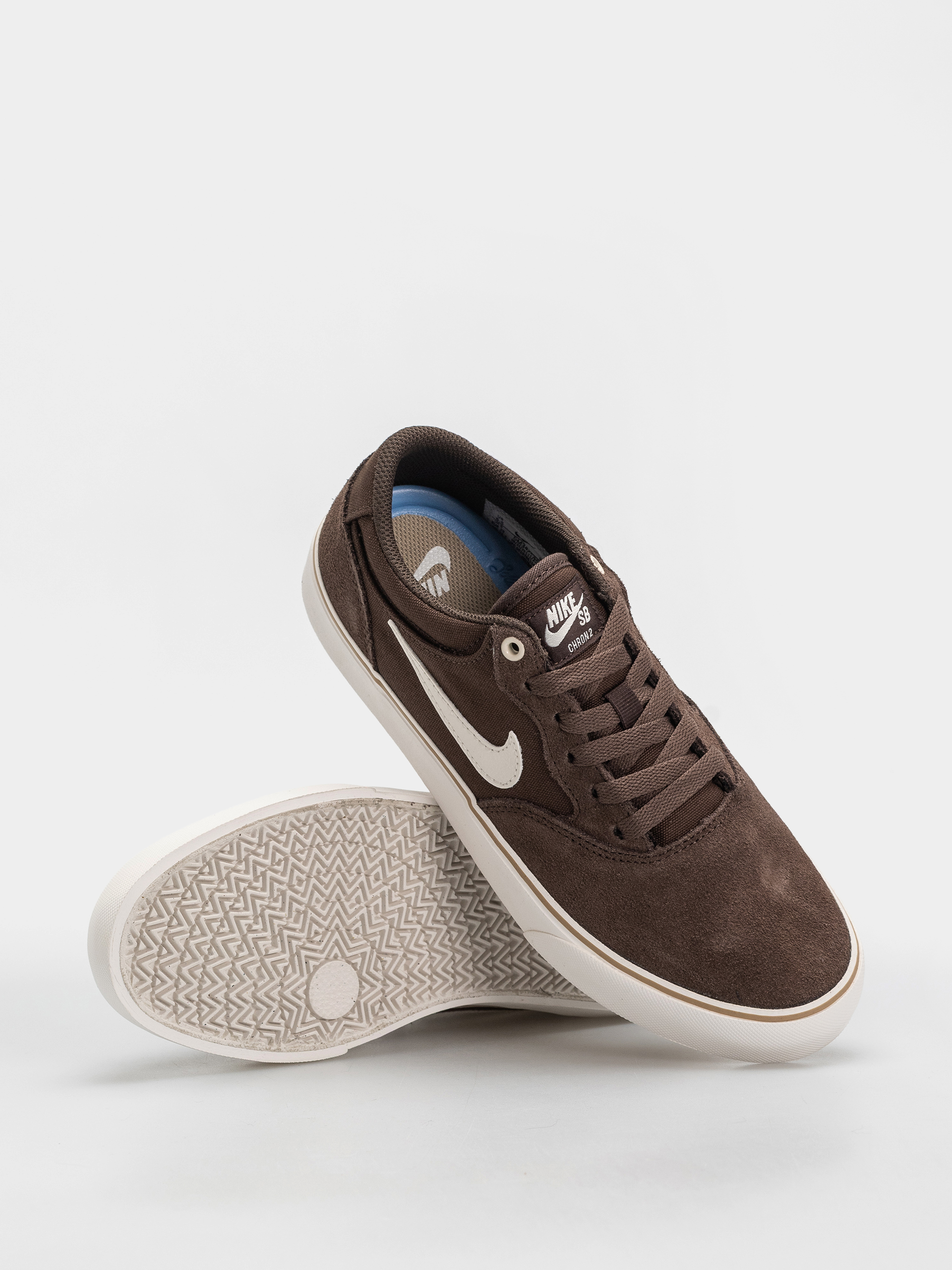 Nike SB Chron 2 Schuhe (baroque brown/pale ivory phantom)
