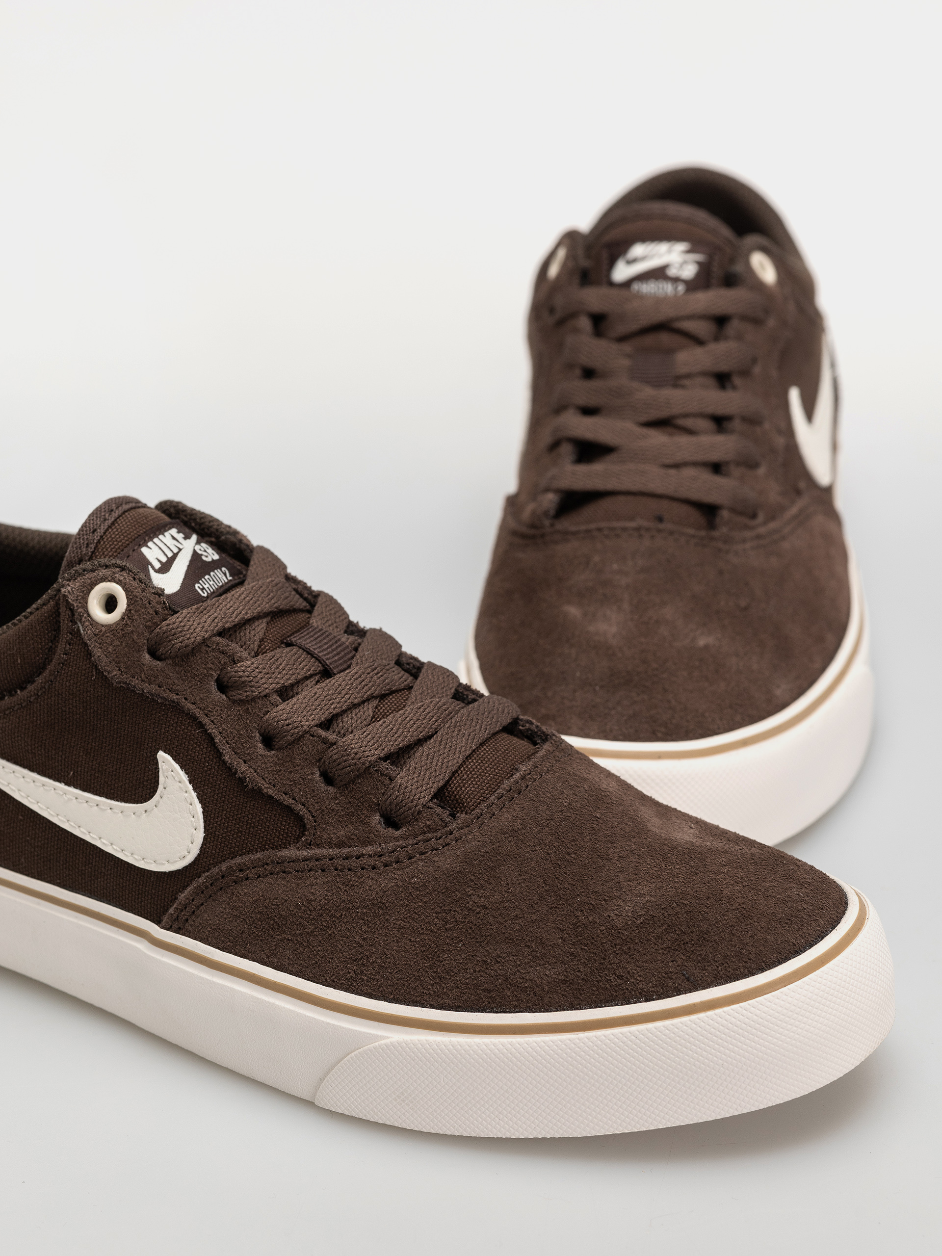 Nike SB Chron 2 Schuhe (baroque brown/pale ivory phantom)