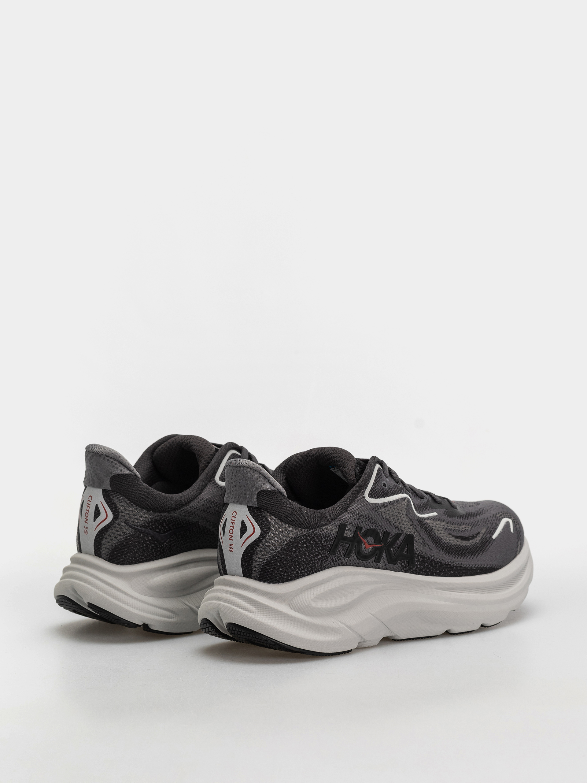Hoka Clifton 10 Schuhe (carbon black/satellite grey)