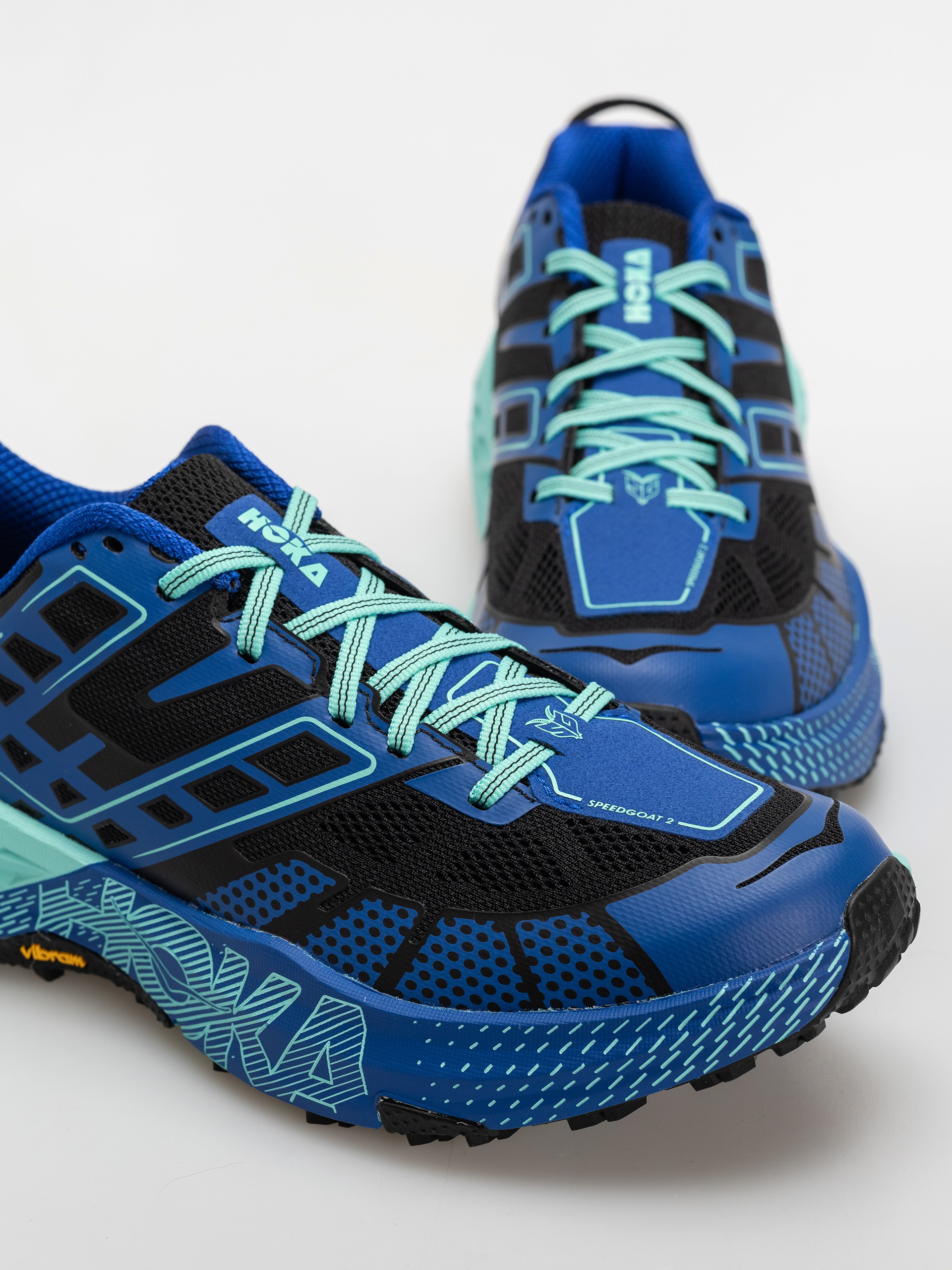 Hoka Speedgoat 2 Schuhe (obsidian/ultramarine)