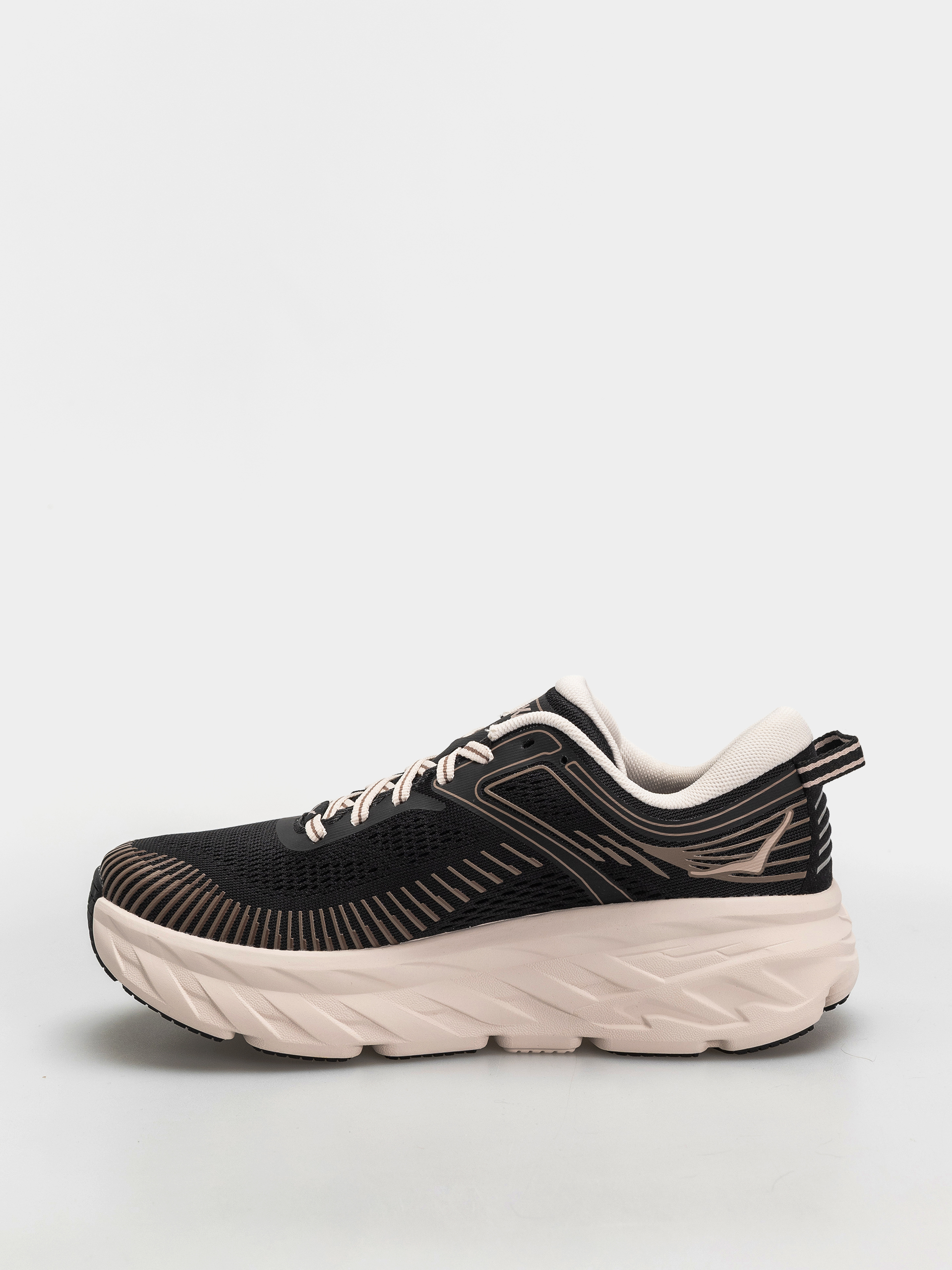 Hoka Bondi 7 Wmn Schuhe (black/rose cream)
