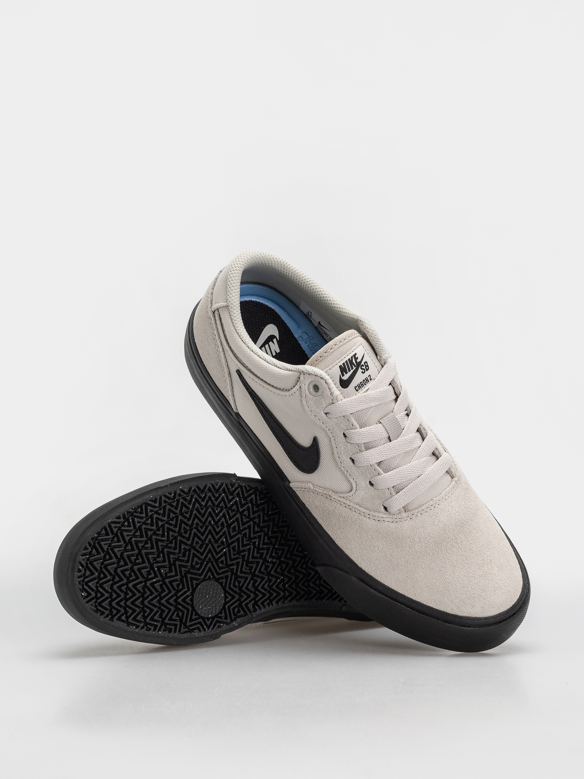Nike SB Chron 2 Shoes (light bone/black/light bone/black)