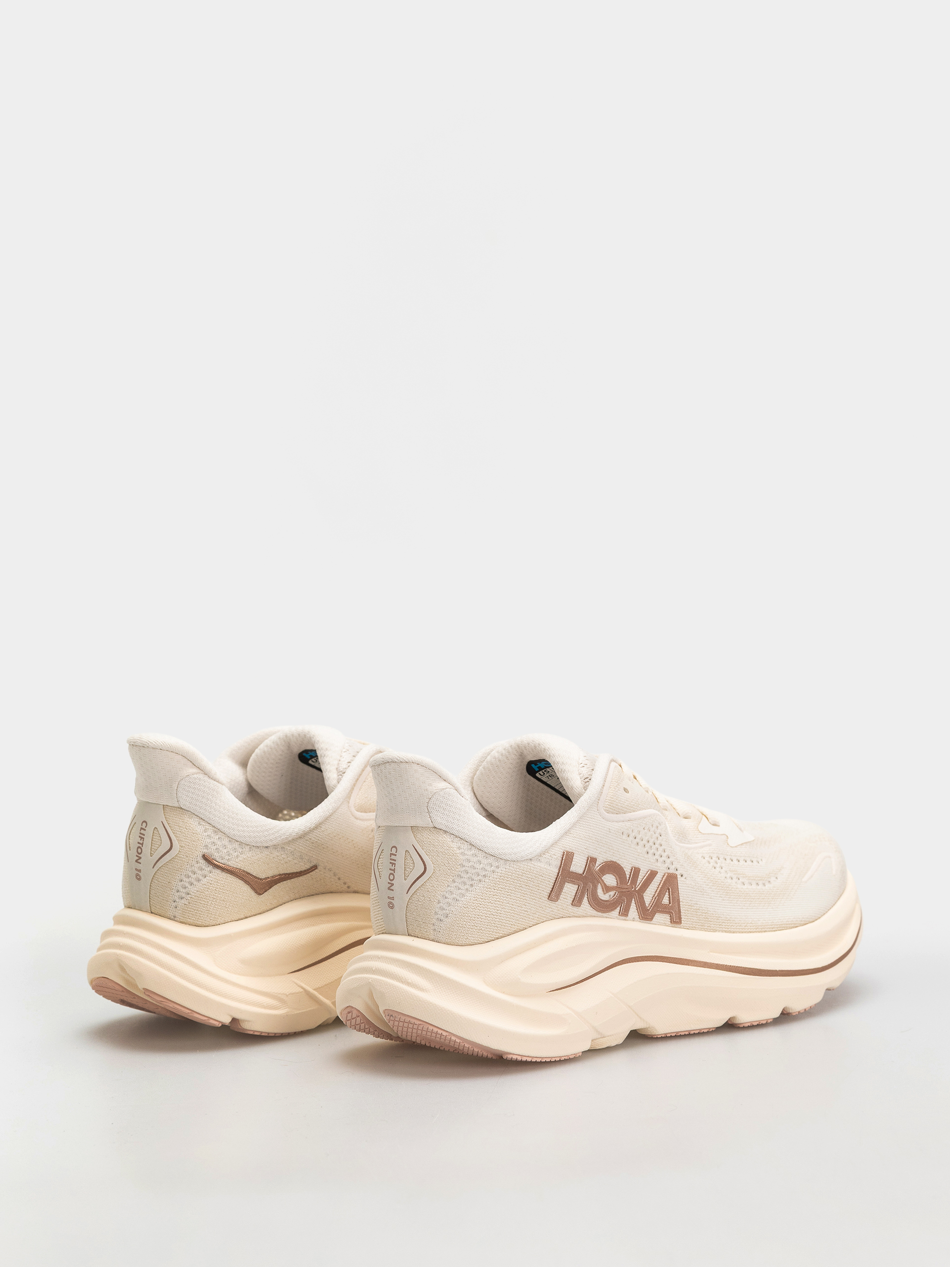 Hoka Clifton 10 Wmn Shoes (alabaster/rose gold)