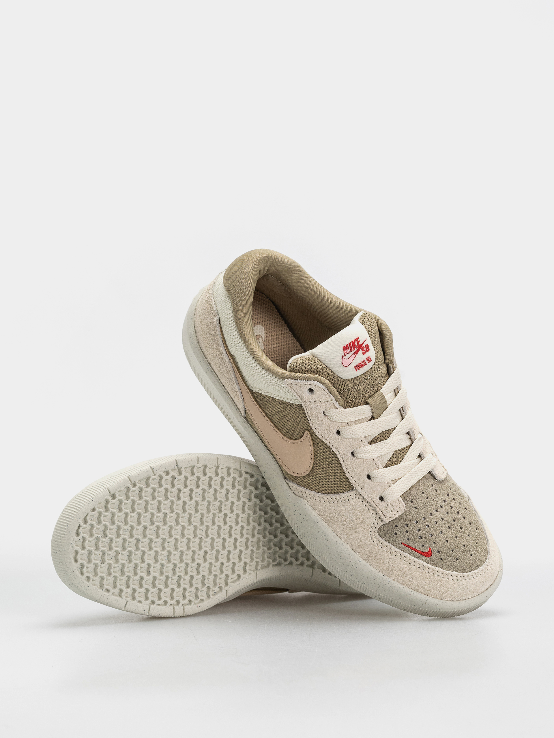 Nike SB Force 58 Shoes (coconut milk/linen/neutral olive)