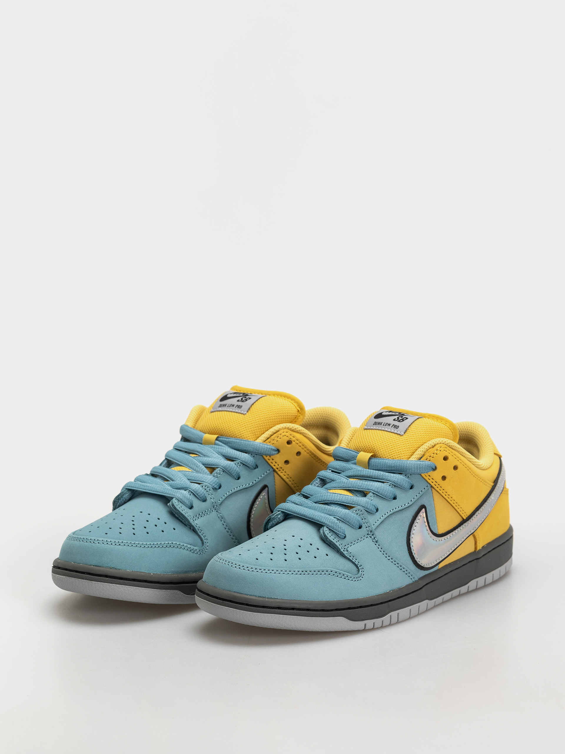 Nike SB Dunk Low Pro Shoes (lightening/wolf grey/denim turq)