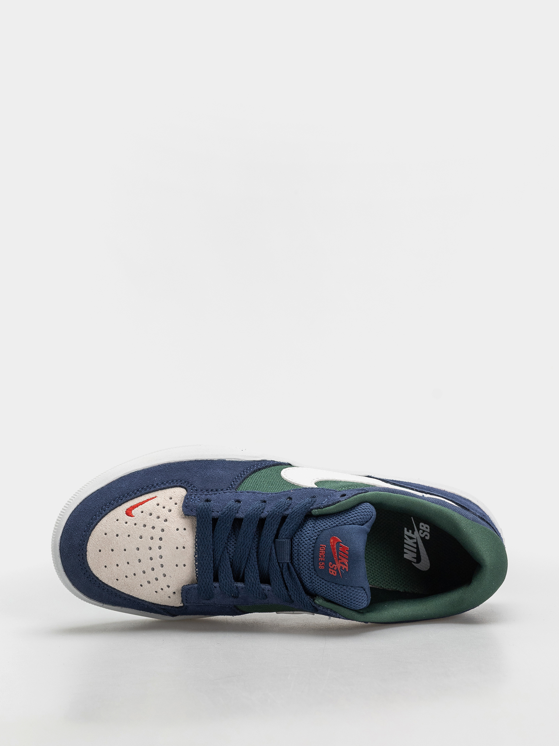 Nike SB Force 58 Schuhe (navy/summit white/noble green/white)